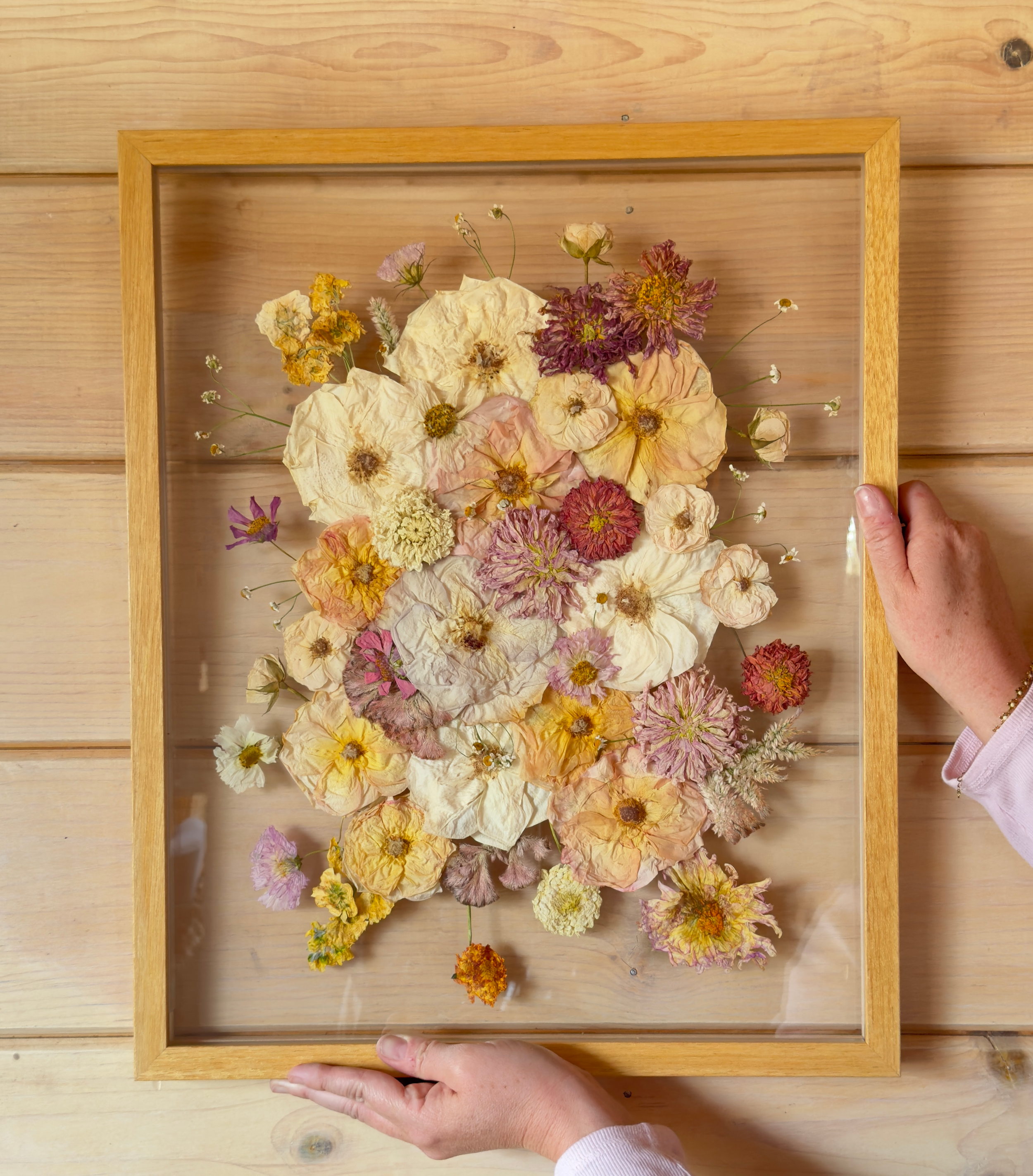 16" x 20" Pressed Flower Frame