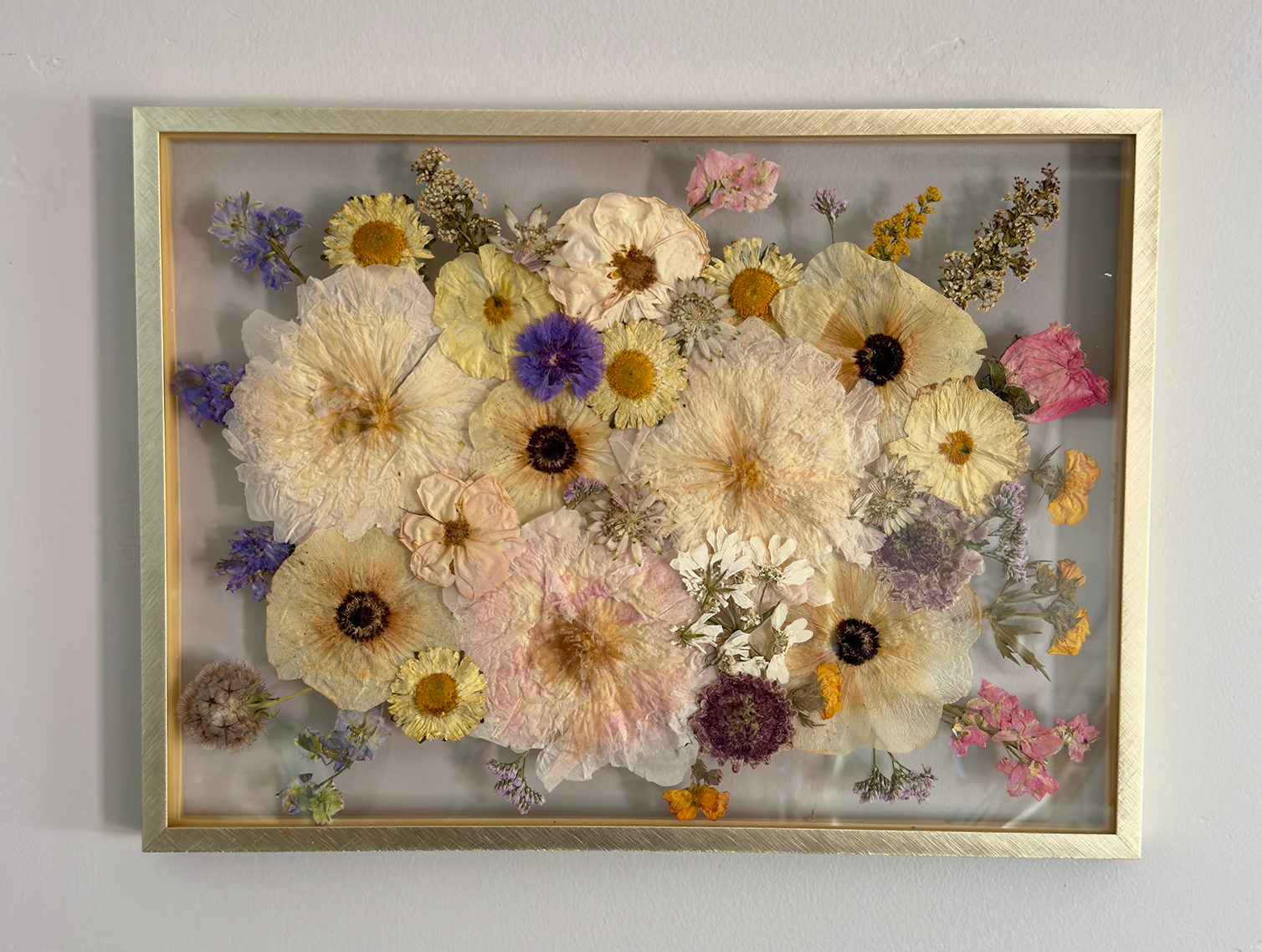 11" x 15" Pressed Flower Frame