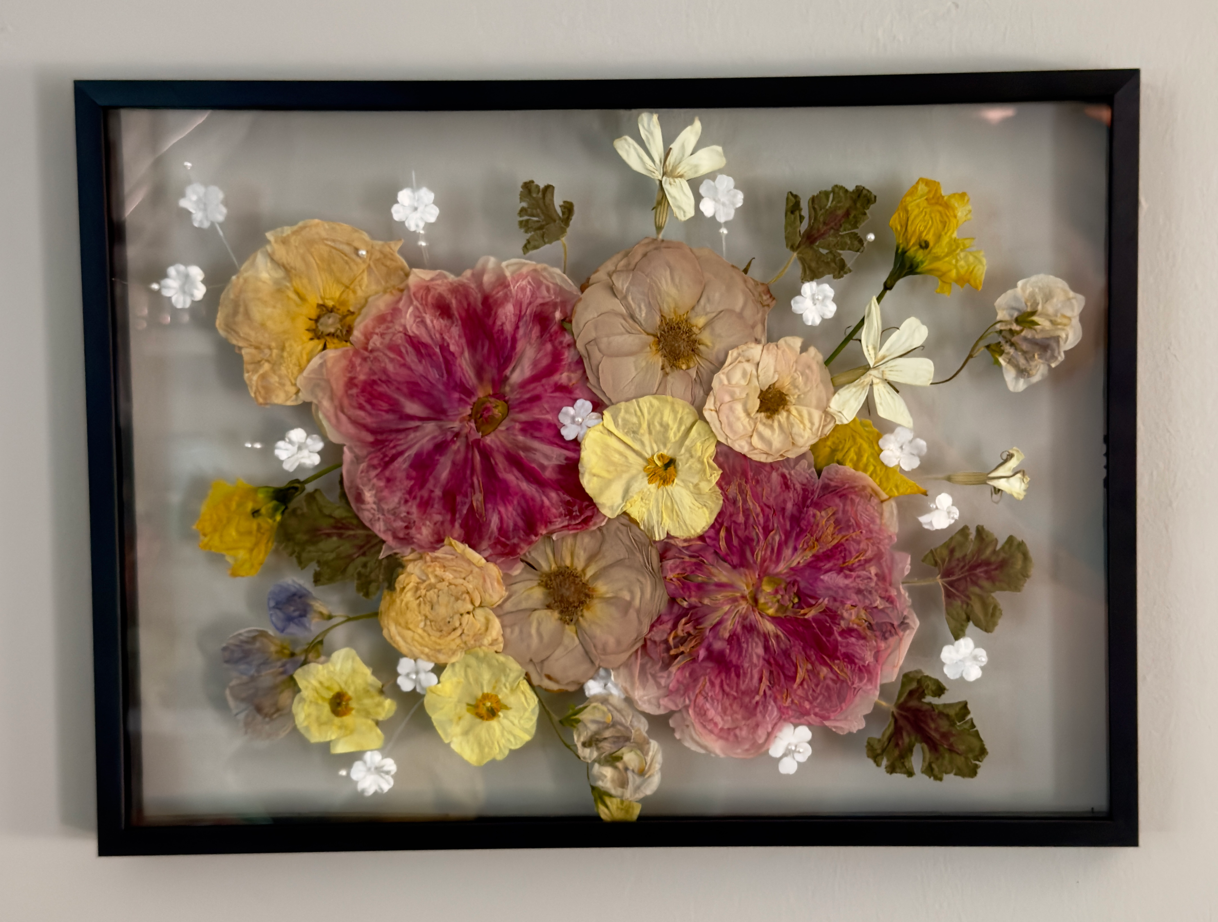 11" x 15" Pressed Flower Frame