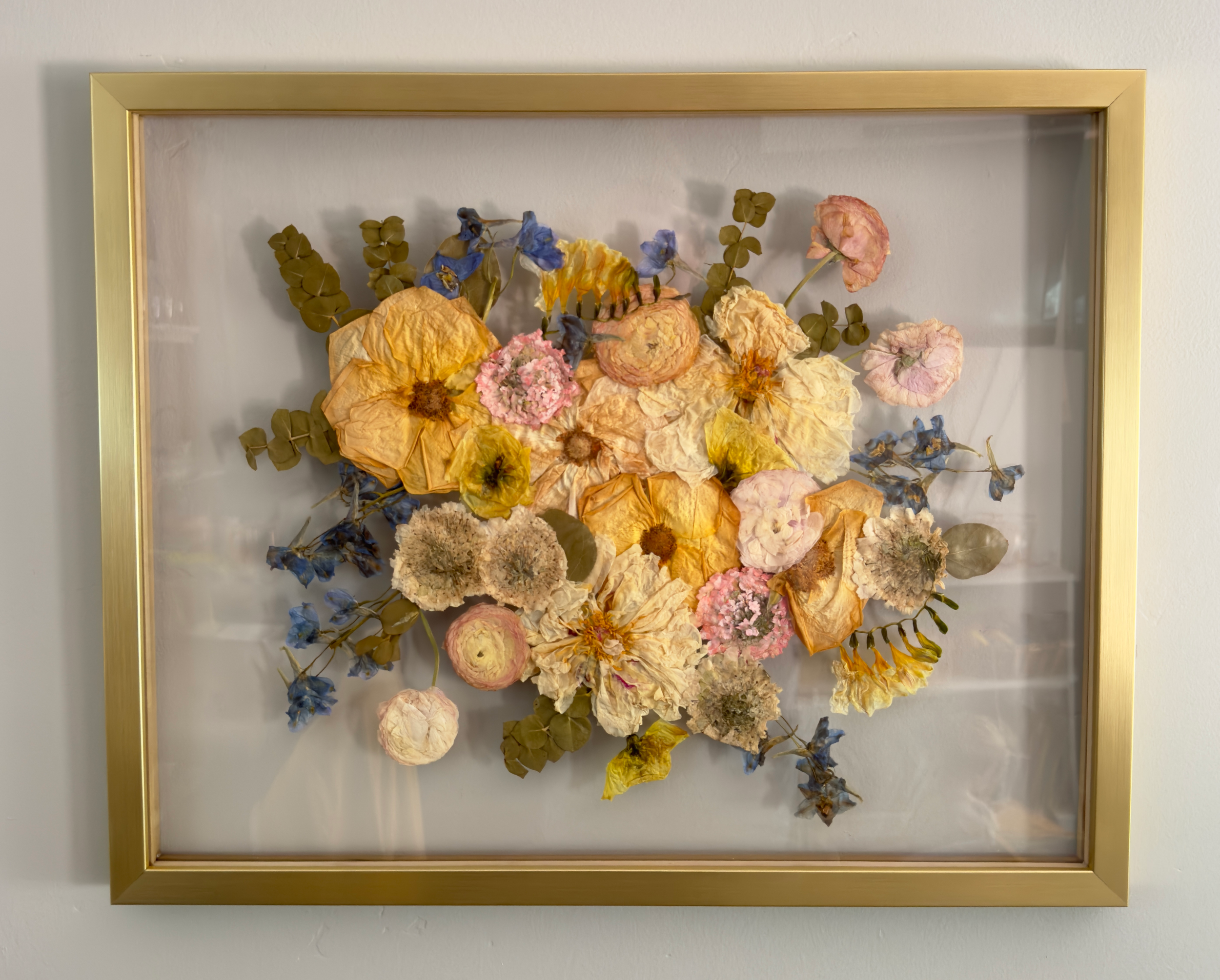 16" x 20" Pressed Flower Frame