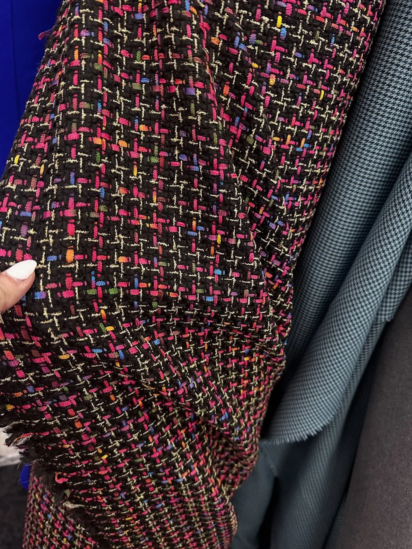 Today for the first time I visited fabric stores in the garment district. I&rsquo;d been too intimidated to go before (and lazy since I work downtown) but I&rsquo;m off this week and looking for something special to make a new winter coat.  Though th