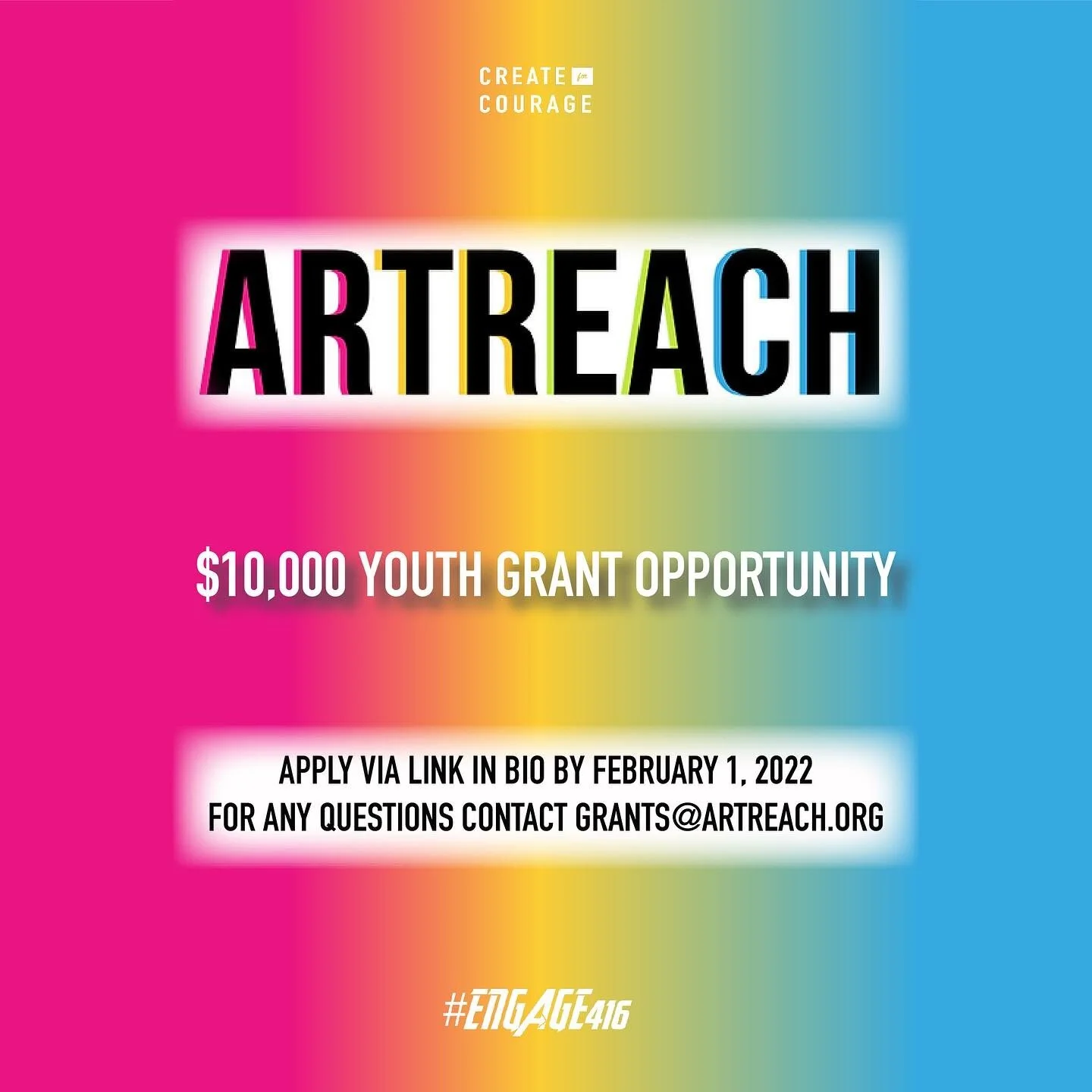 &lsquo;Supporting community-based arts programs and the young people that make them better&rsquo; 
- ArtReach

Visit the link in our bio to learn more and apply for this grant! For any further questions contact grants@artreach.org