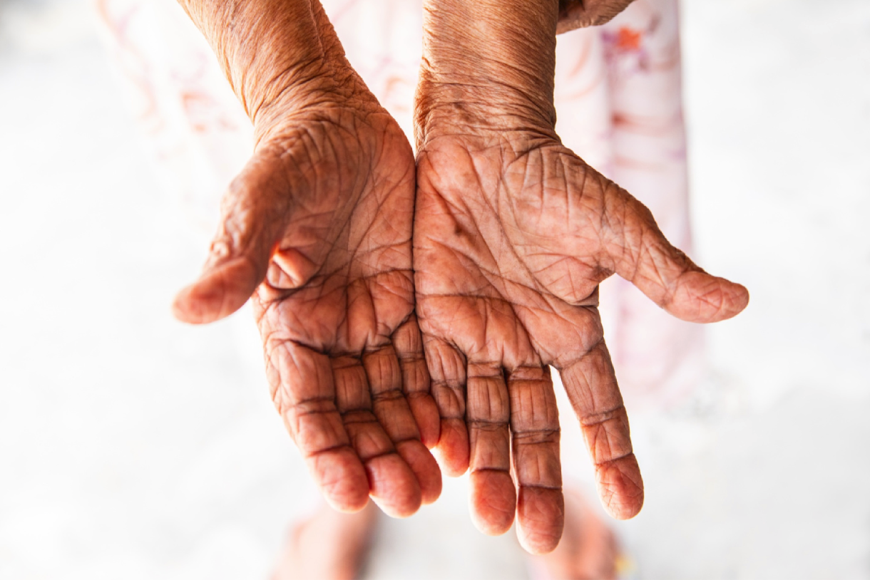 Hands

I was drawn to their hands before anything else. Mousie. Basso Ajodha. The way their hands rested, the way they moved, the way they seemed to hold time. These were not just hands, they were a record. Every line, every crease, every worn surfac