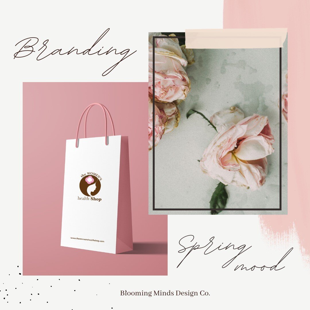 My mind is on spring! I can't wait for the warmer weather here. 

I had fun working on this Branding project for a women's health shop that sells medical supplies specializing in products for women.

We worked on brand strategy first and then dove in