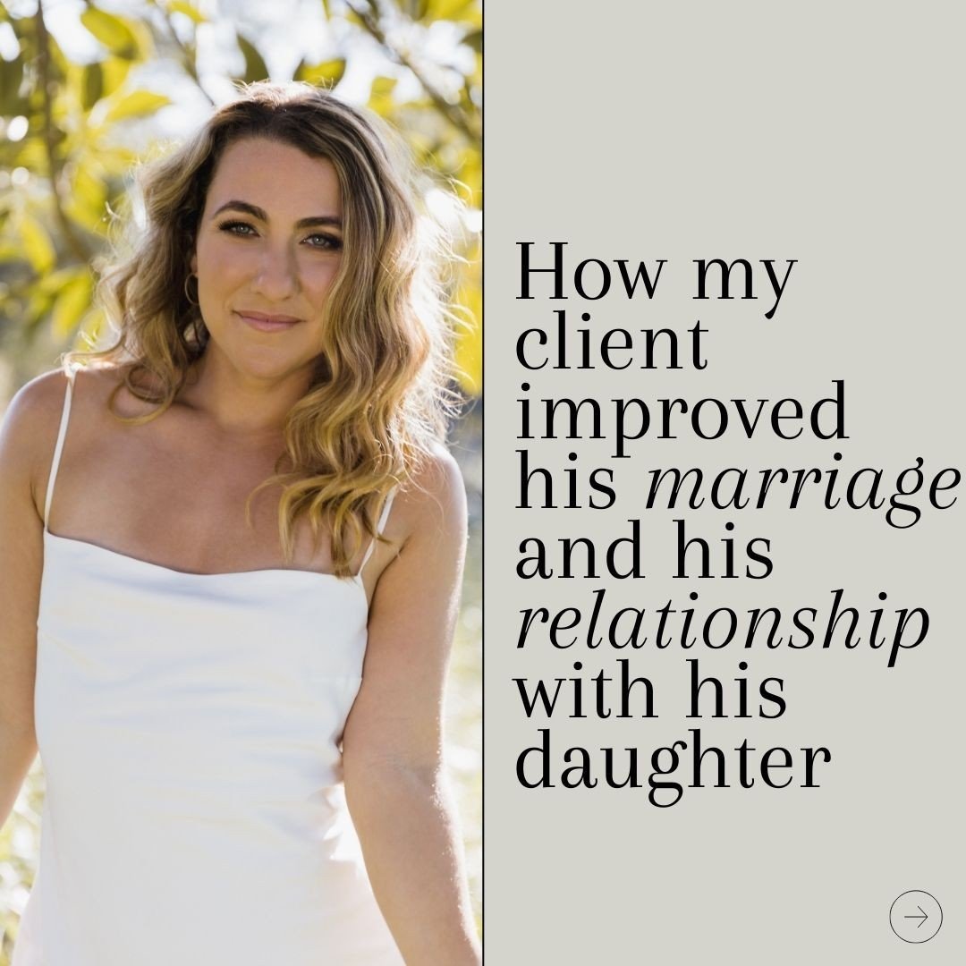 How my client improved his marriage and stopped snapping at his partner. ⁠
⁠
My client is an executive in a highly stressful work environment. He often was so stressed at work that he would snap at his wife and child when he went home. By the end of 