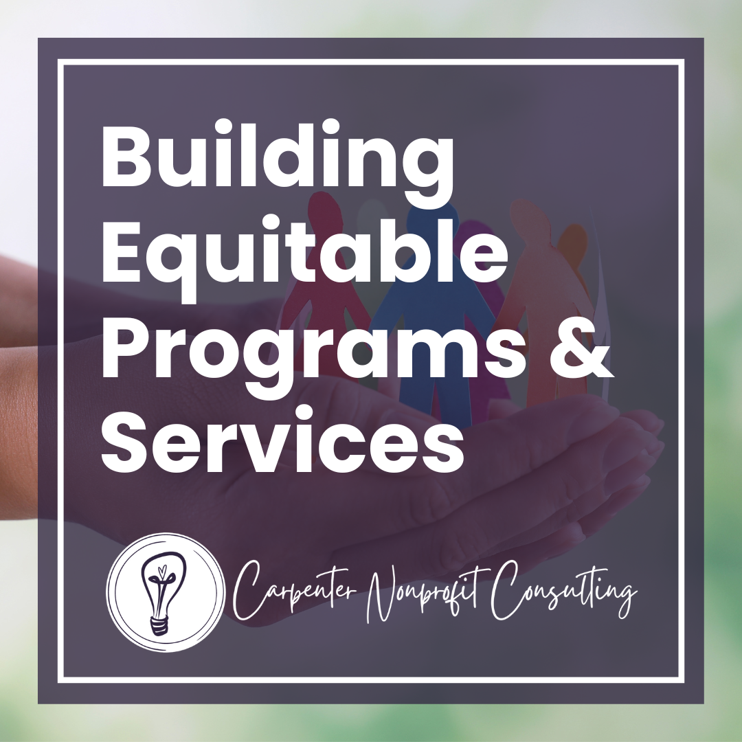 Building Equitable Programs & Services