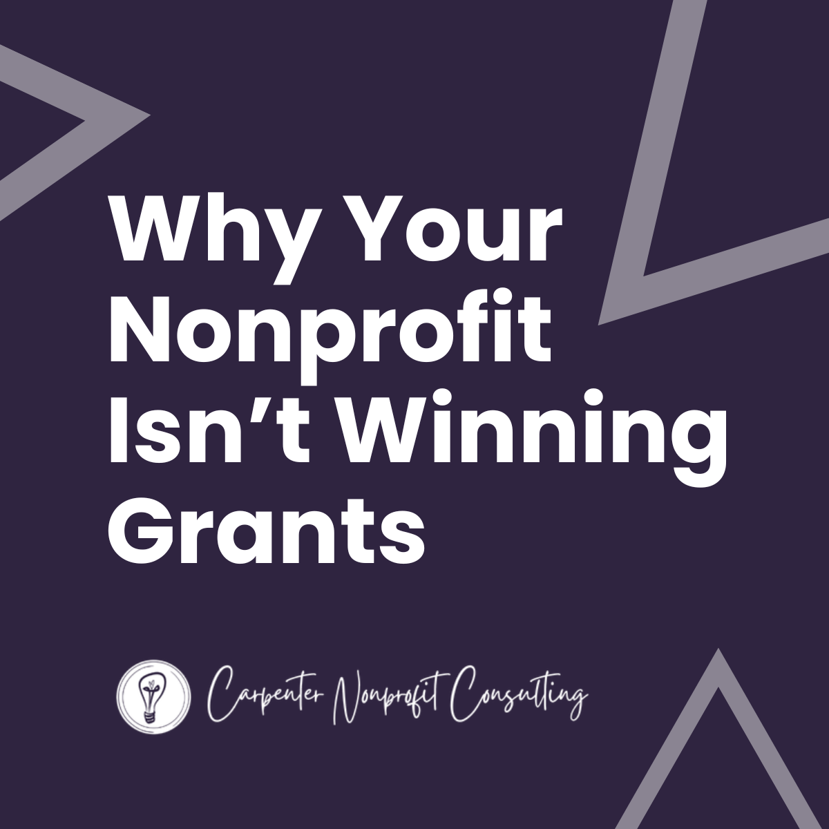 Why Your Nonprofit Isn’t Winning Grants