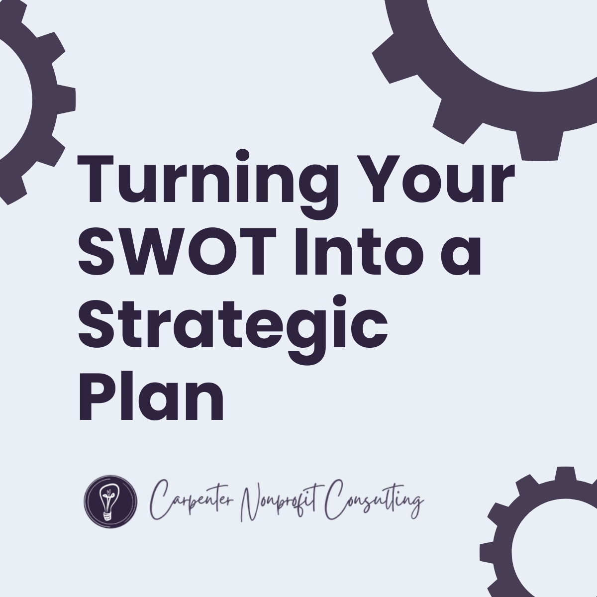 Turning Your SWOT Into a Strategic Plan