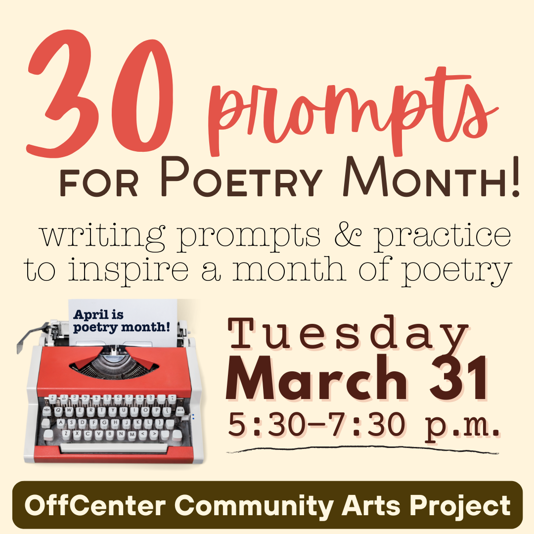 30 Prompts for Poetry Month