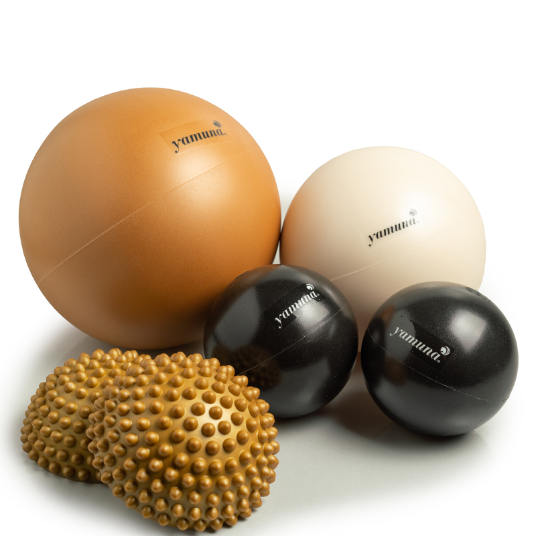 gold yamuna ball — deep breath pilates