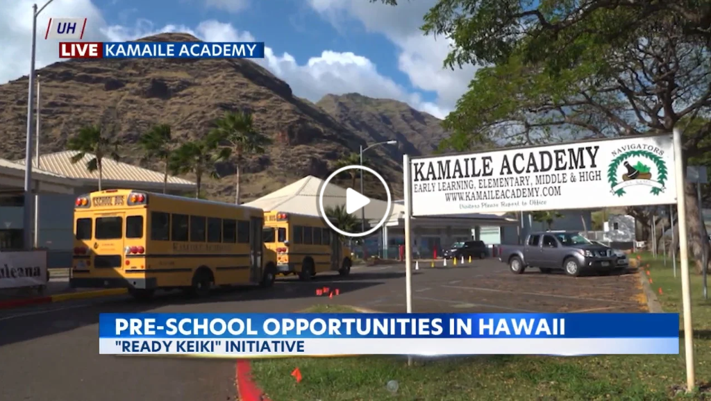 KITV: Preschool classrooms are set to increase throughout Hawaii