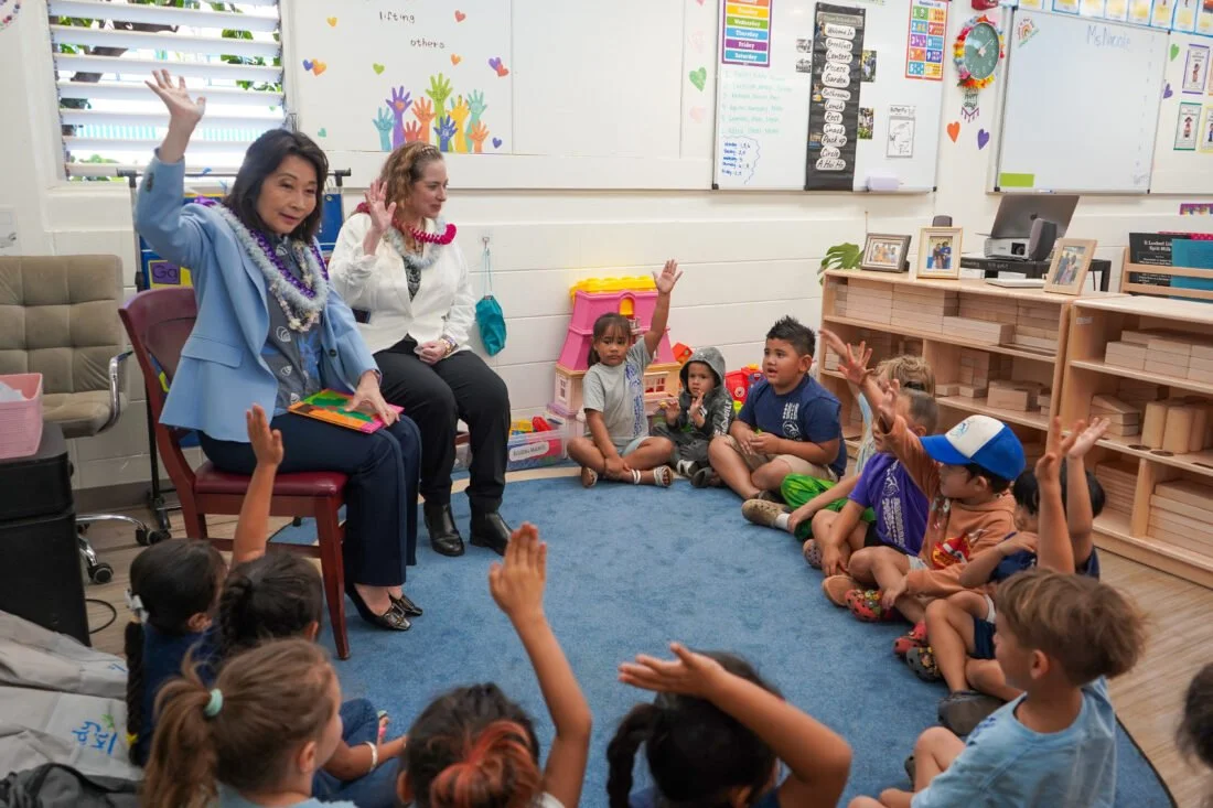 Maui News: Lt. Gov. Sylvia Luke visits Maui preschools