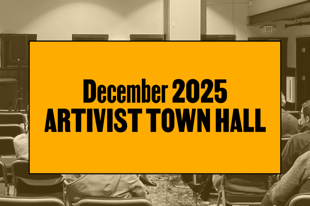 DECEMBER 2025 ARTIVIST TOWN HALL ON OPEN ENROLLMENT