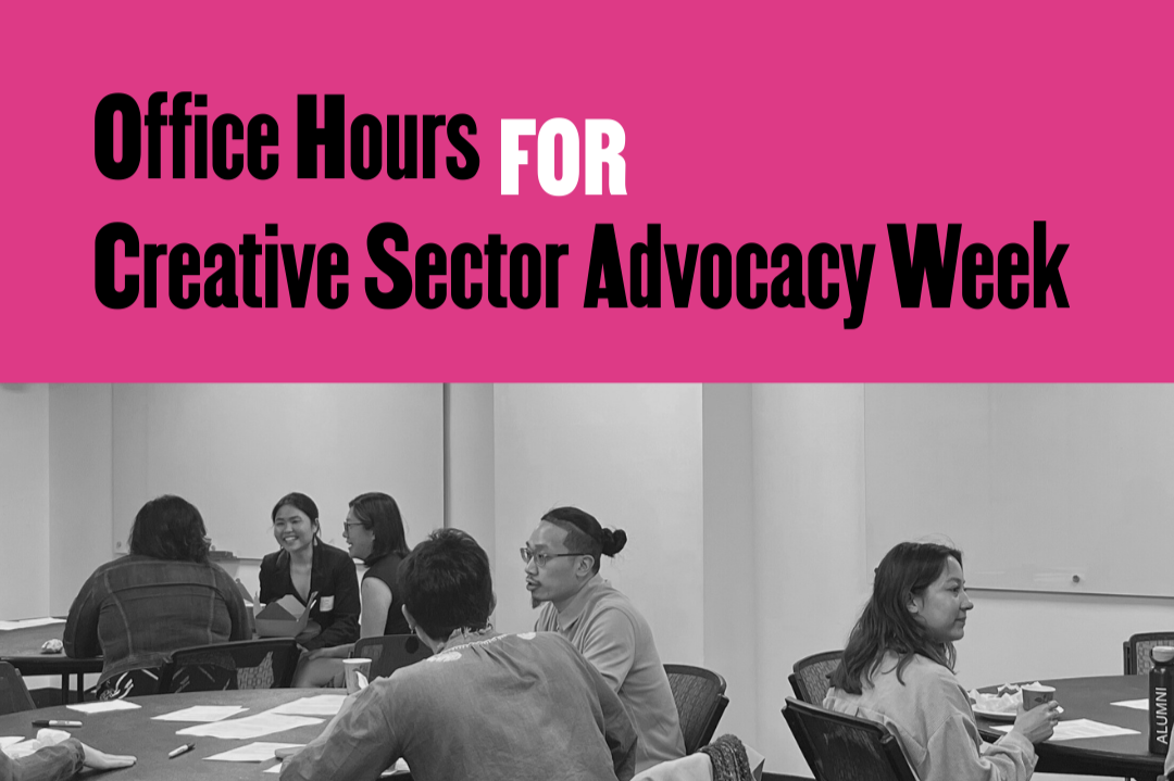 OFFICE HOUR FOR CREATIVE SECTOR ADVOCACY WEEK