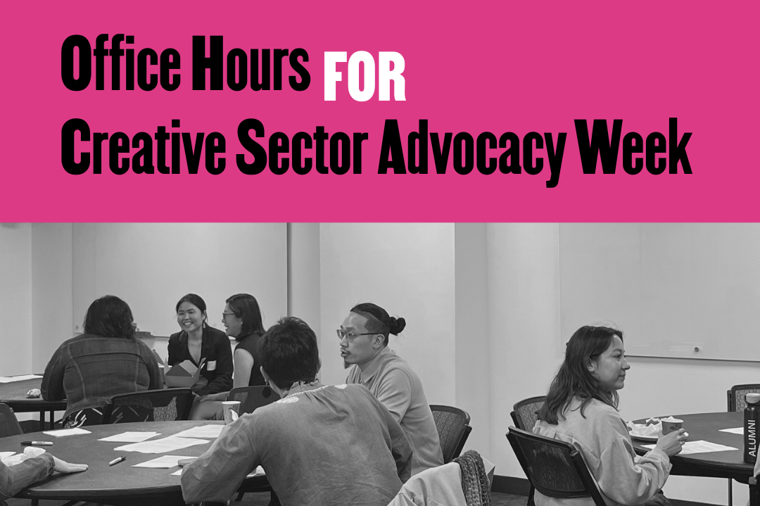 OFFICE HOUR FOR CREATIVE SECTOR ADVOCACY WEEK