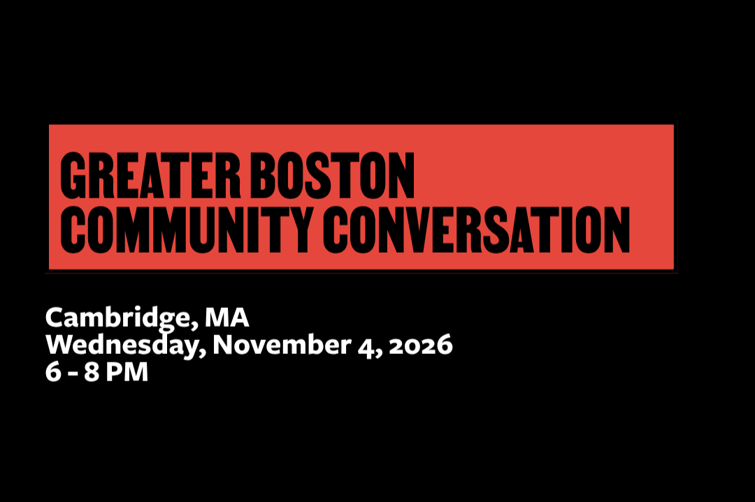 GREATER BOSTON COMMUNITY CONVERSATION