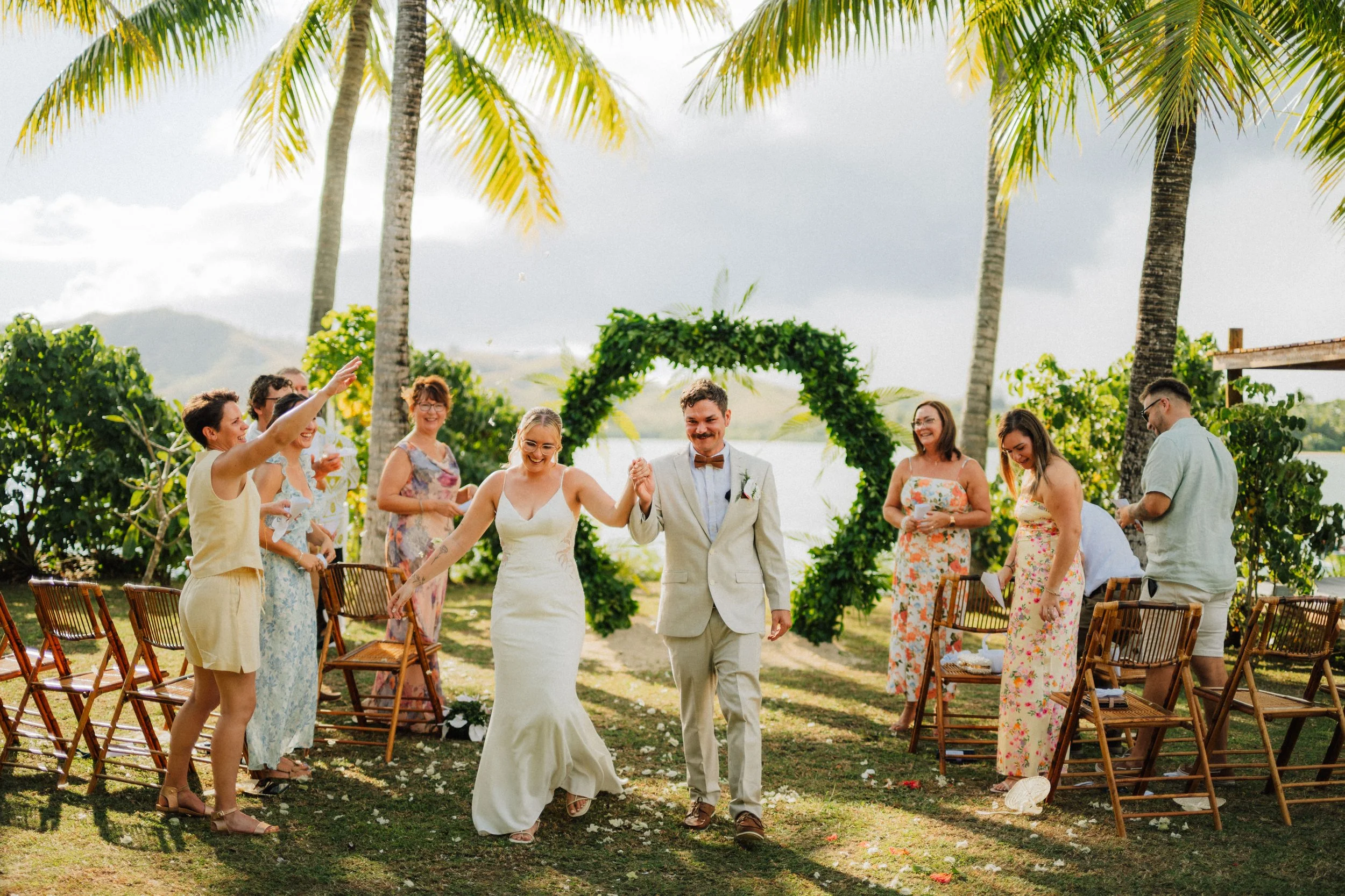 Katie & Joe at Musket Cove FIji Resort