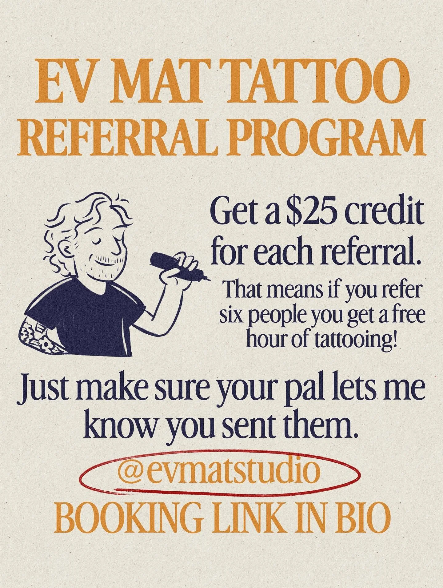 Step 1: get tattooed by me 
Step 2: send your homies my way for tattoos
Step 3: get discounted tattoos 
Spread the word! 
#dallastattooartist #dfwtattooartist #etchingtattoo #engravingtattoo #woodcuttattoo #blackworktattoo #finelinetattoo