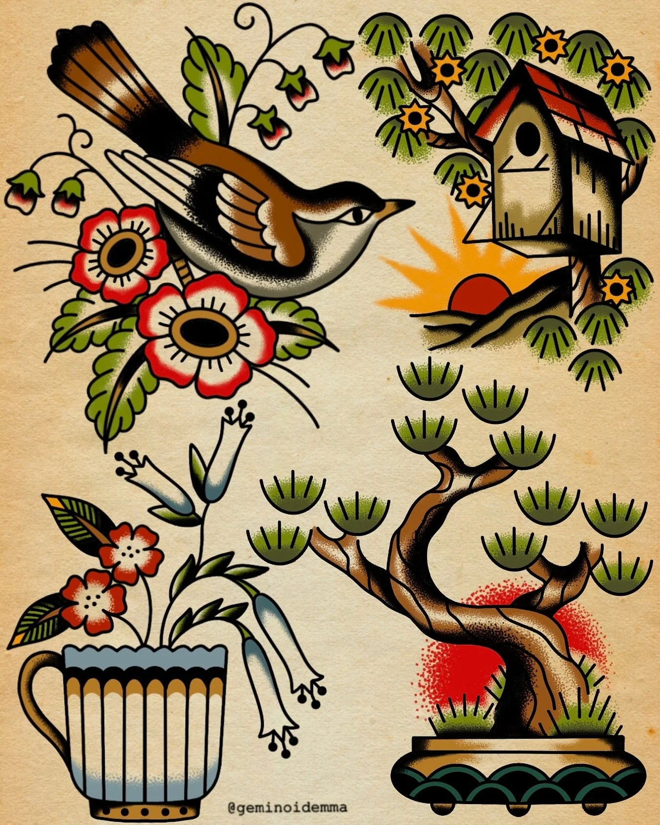 Some planty flash because plants make me feel more sane🌿
#dfwtattoos #dfwtattooartist #dallastattooartist #dallastattooartist #dallastattoo #femaletattooer #tattooer #tattooapprenticeship #tattooapprenticelife #tattooapprentice #americantraditional