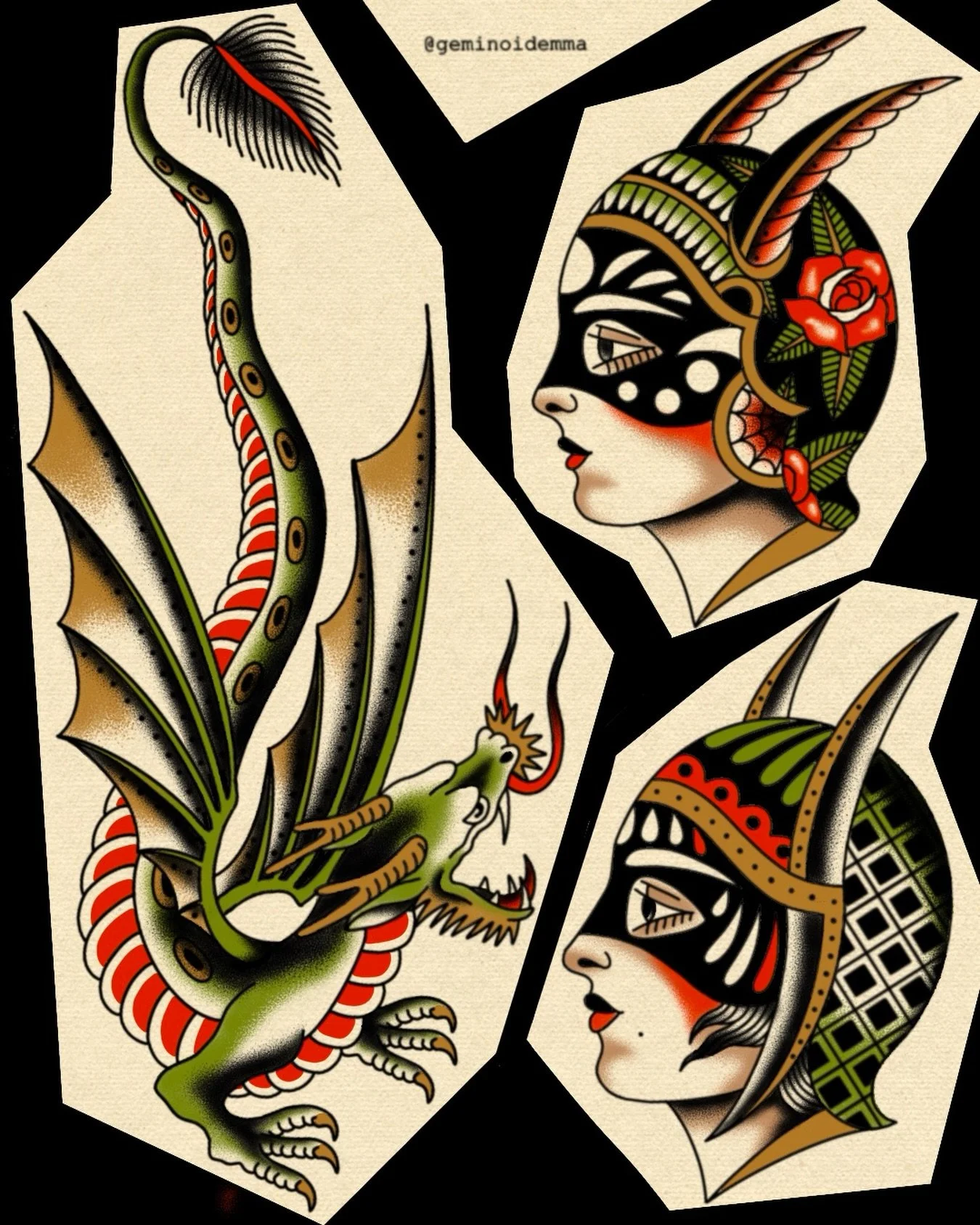 Finished Dietzel flash dm to boooooook❤️ 

#dfwtattoos #dfwtattooartist #dallastattooartist #dallastattooartist #dallastattoo #femaletattooer #tattooer #tattooapprenticeship #tattooapprenticelife #tattooapprentice #americantraditional #flash #tattoof