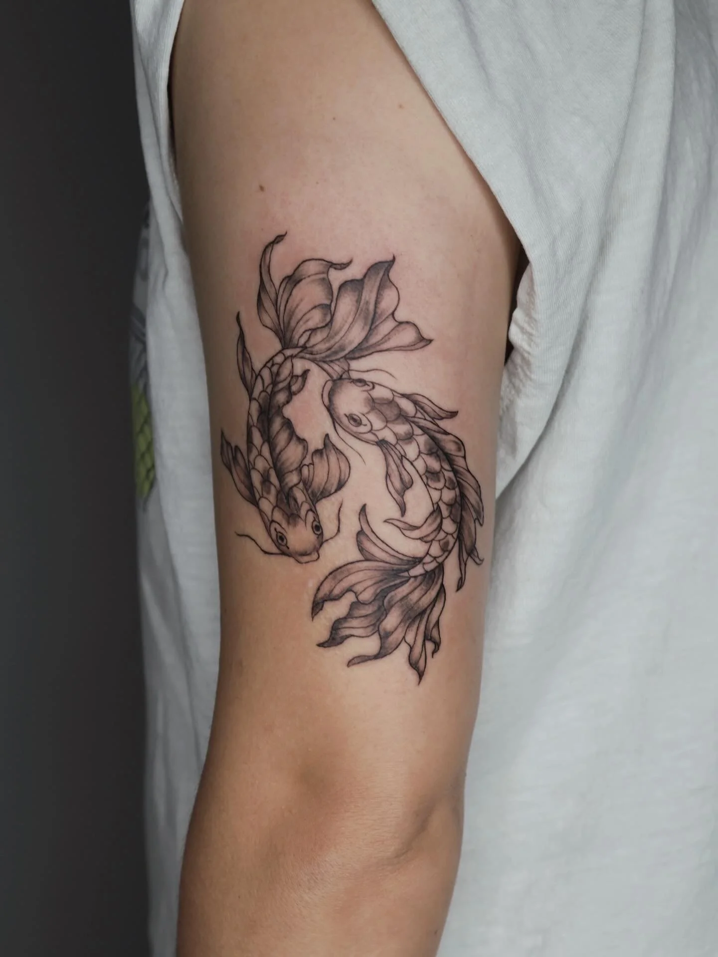 Koi🌊🌸🖤
#dfwtattooartist #dallastattooartist #koifishtattoo #femealetattooartist