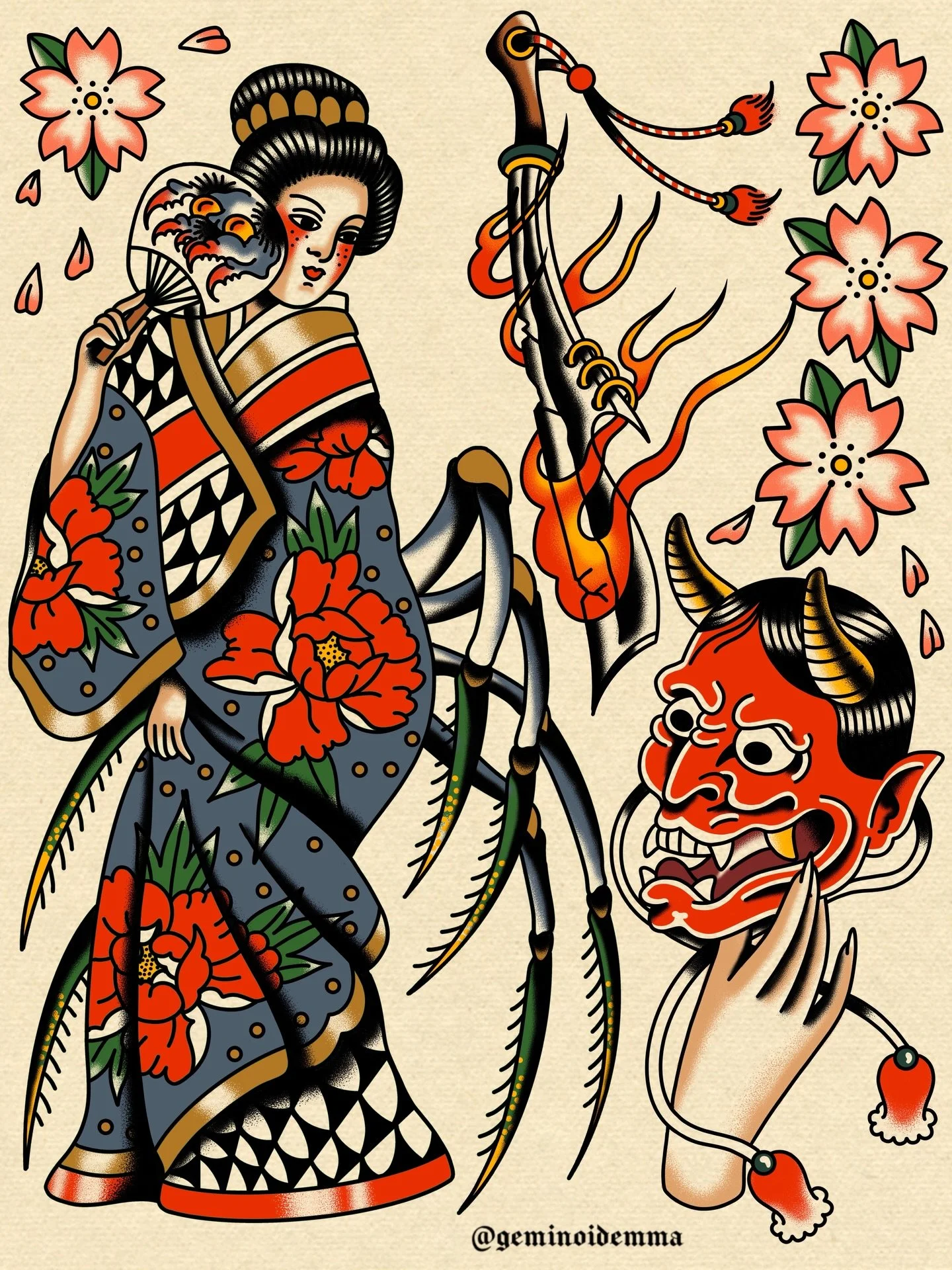 Slightly smaller than usual flash sheet! I really want to tattoo this Jorōgumo pls book her thanks 

#dfwtattoos #dfwtattooartist #dallastattooartist #dallastattoo #femaletattooer