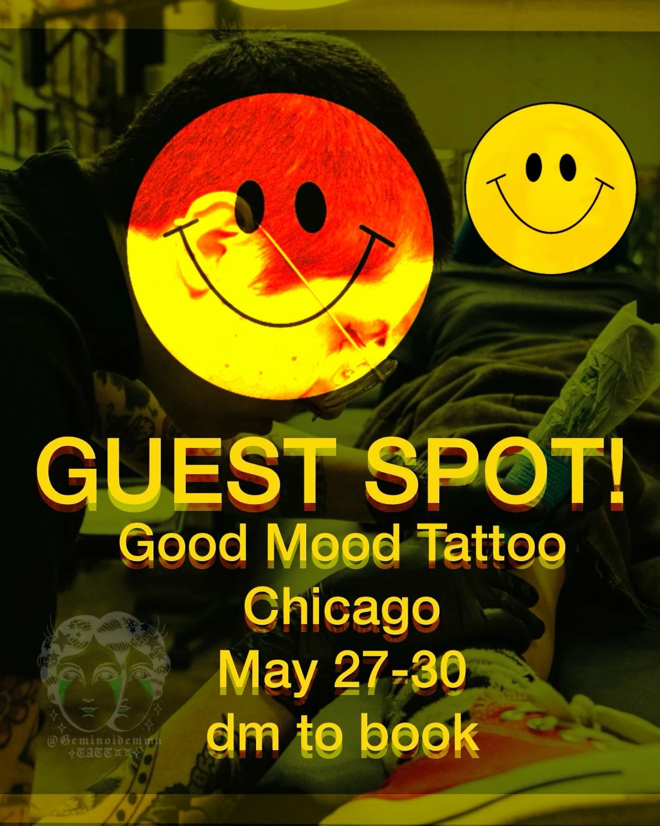 Can&rsquo;t wait to hang out at @goodmoodtattoo later in May! Dm me or fill out my form on venue to book❣️

#chicagotattoo #chicagotattooer #chicagotattooartist #chicagotattoos #chicagotattooshops