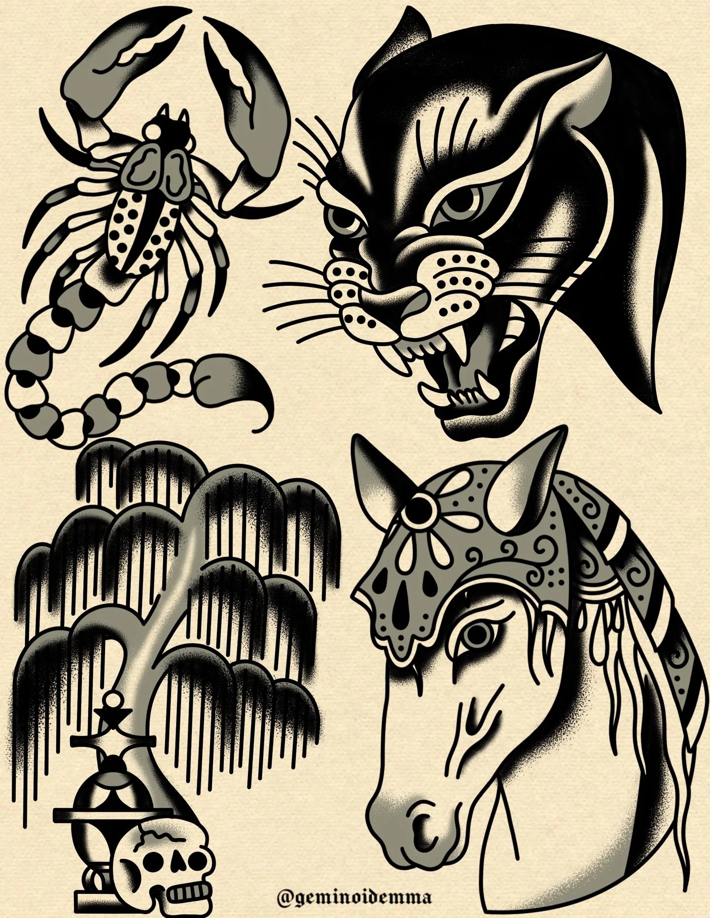 Panther is already claimed but I&rsquo;m happy to draw more❤️ booking for @cathedral.tattoo.studio June 8th-July 3rd ❤️

#chicagotattoos #chicagotattooartist #chicagotattoo #chicagoamericantraditional #chicagoartist