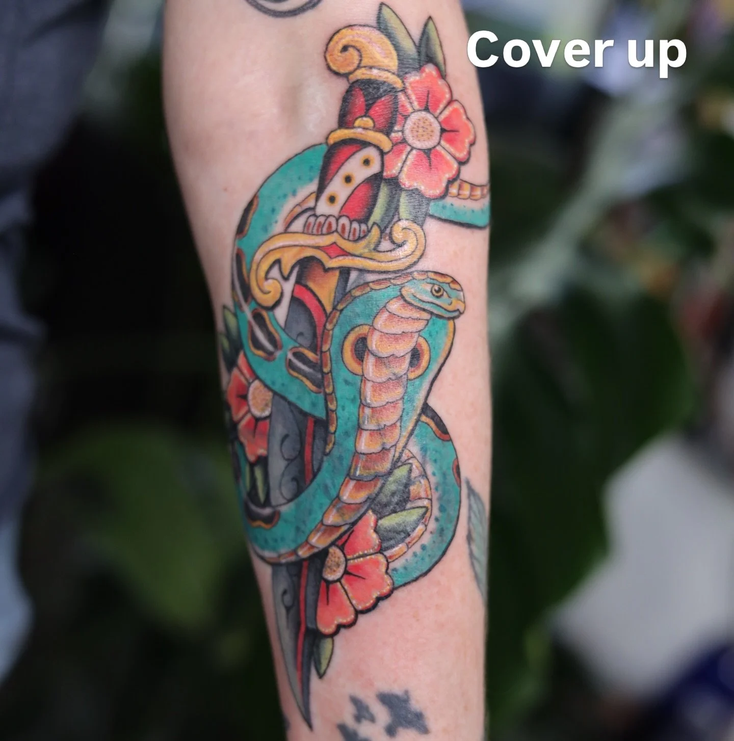 What a fun cover up today!! I got to make art and meet new friends! Thank you everyone that trusts me to create something beautiful to care with them for a life time!! I&rsquo;m looking forward to see where tattooing take us! Love you all and thank y