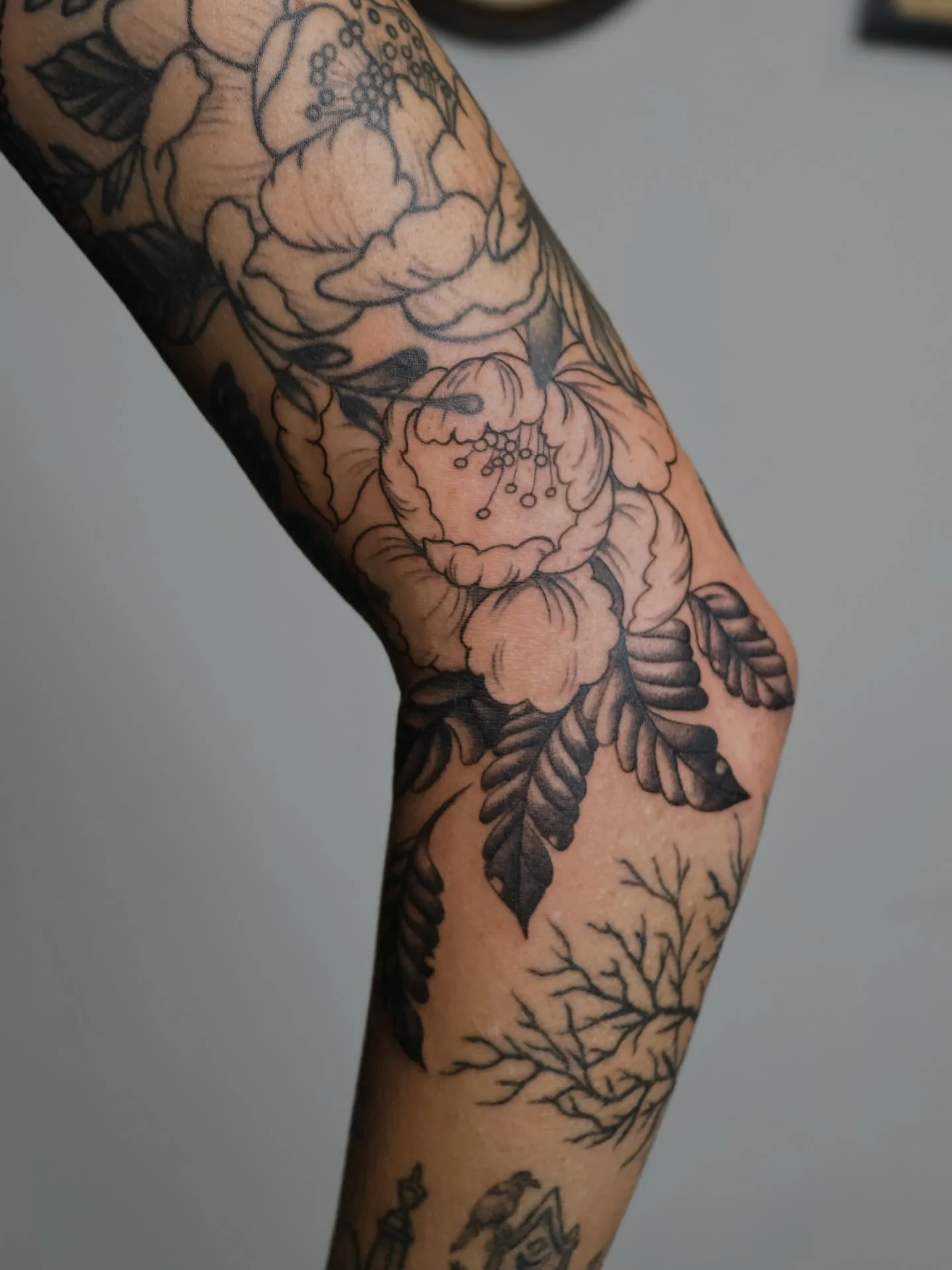 Fillers to tie in this sleeve for Kaile 🌸💀🪦
#dfwtattooartist #dallastattooartist #femaletattooartist #illustrativetattoo