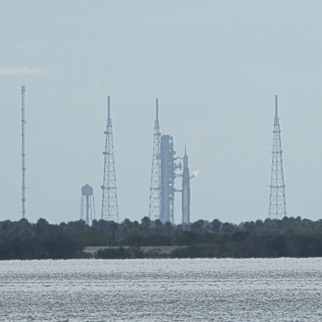 Quick trip with @kris10ld #sls #artemis