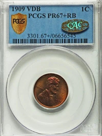 PCGS graded coin in protective holder