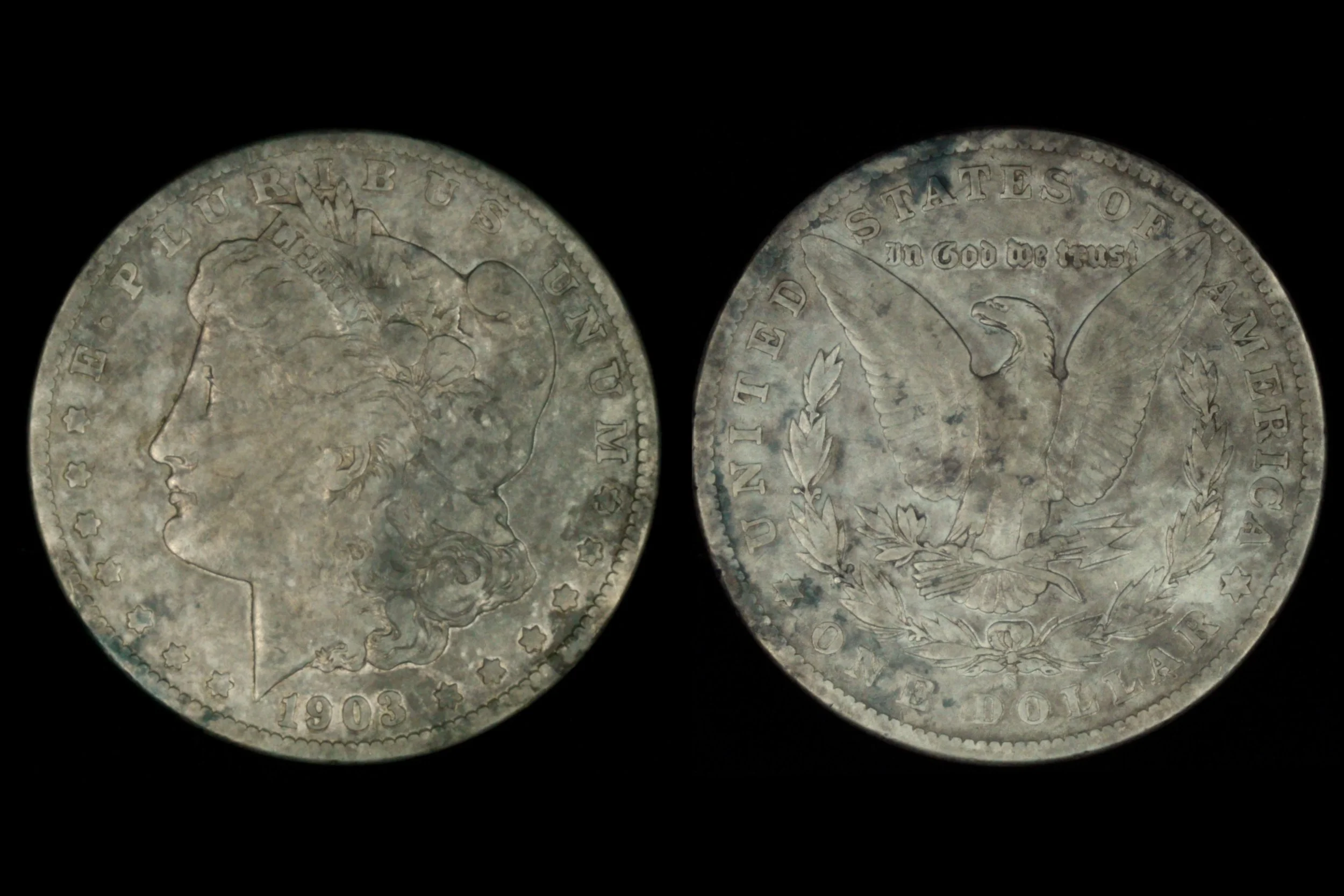 1903-S Morgan Dollar Before Mitigation