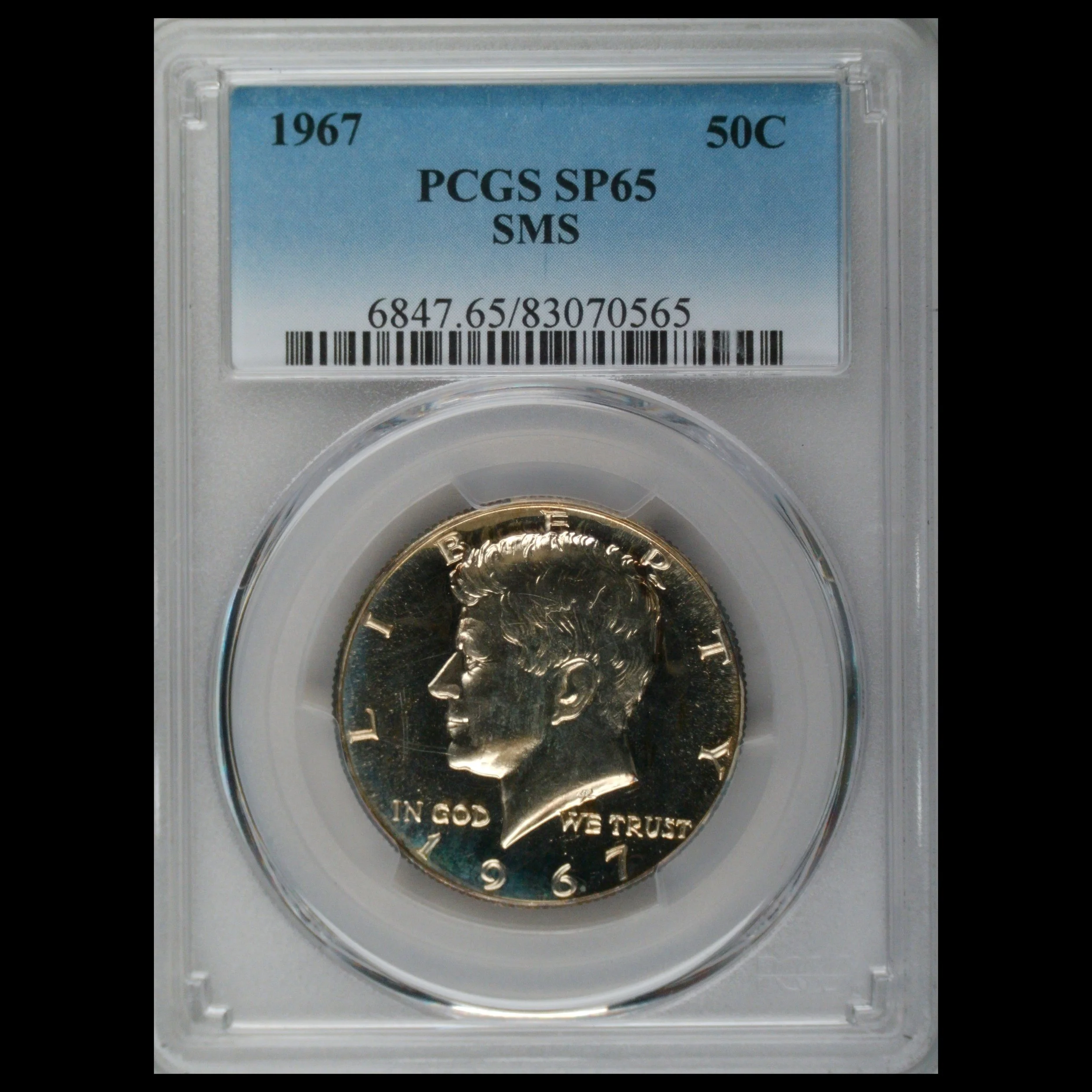 1967_Kennedy-Half-Dollar-SMS_PCGS#83070565_Slab.JPG