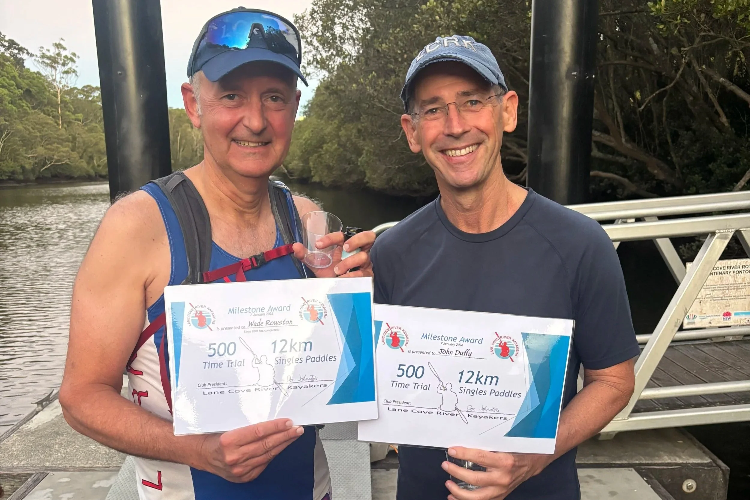 John Duffy Reaches 500 Lane Cove River TTs