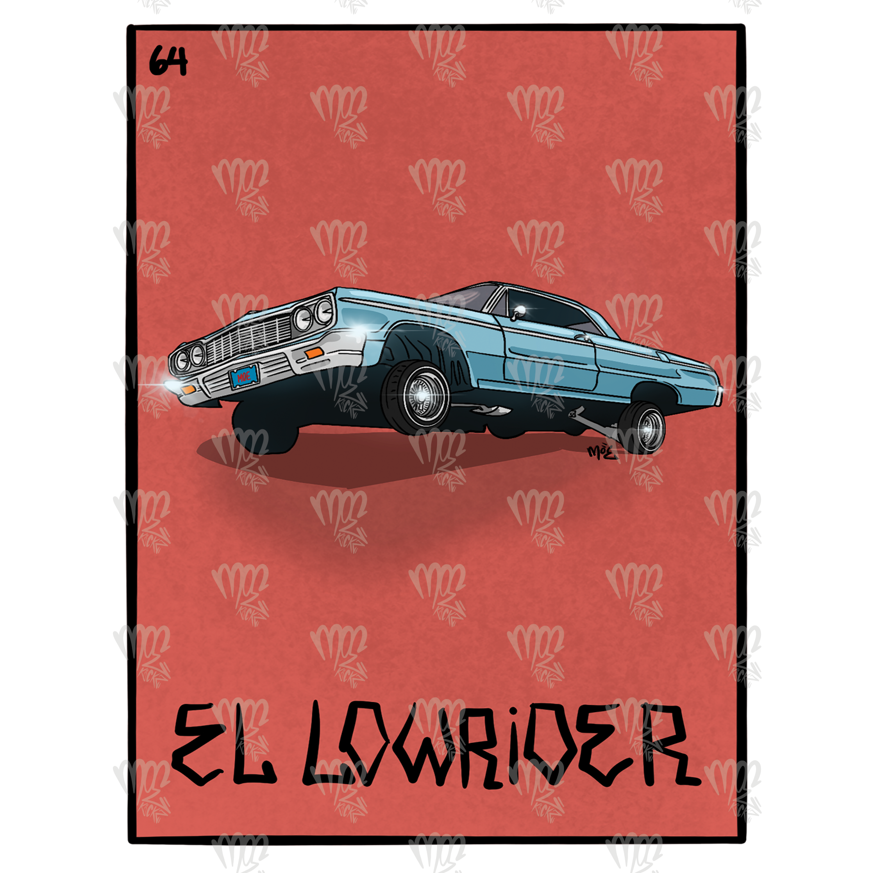 EL LOWRIDER LOTERIA PRINT (8.5"x11")
