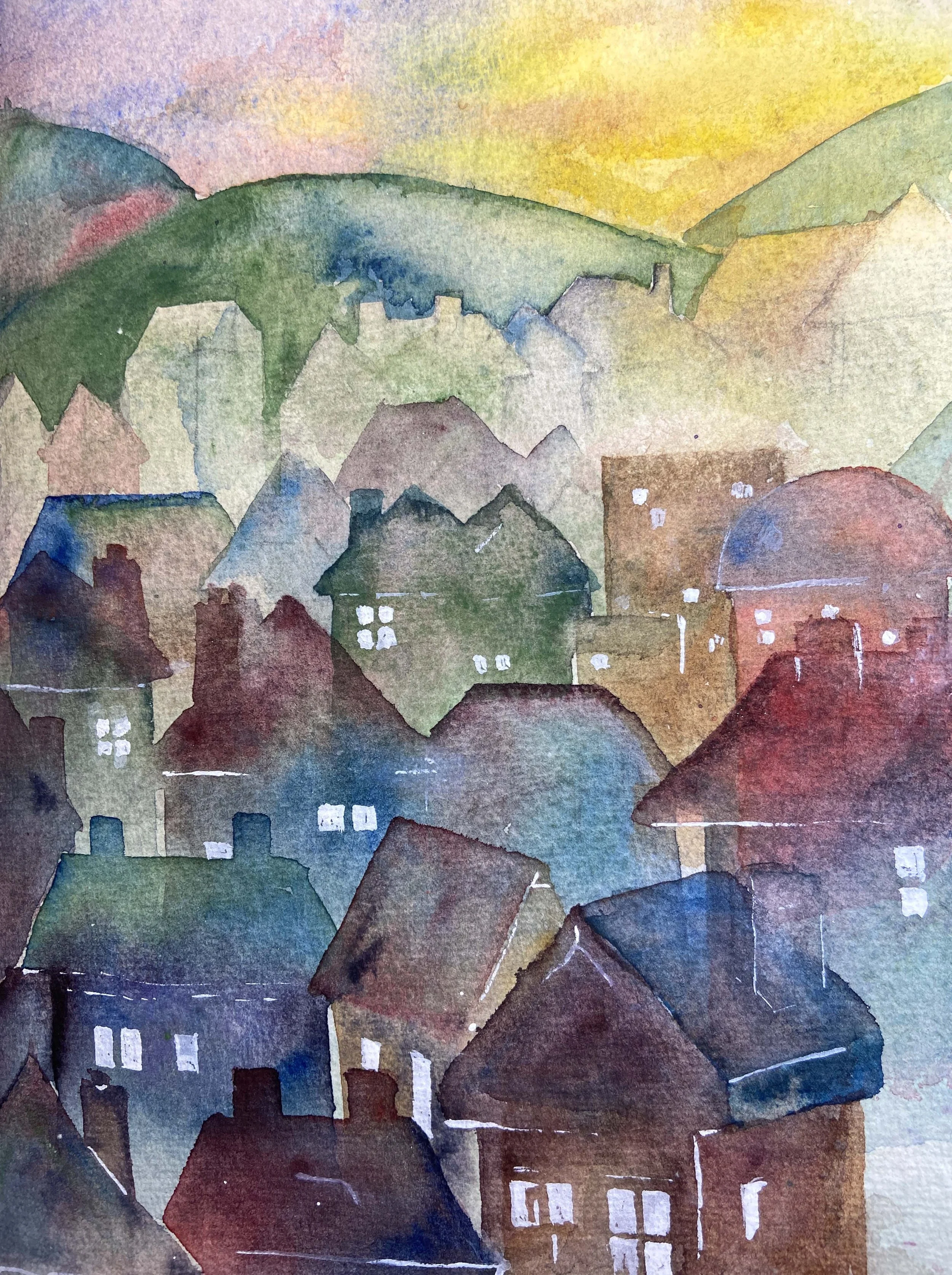 Watercolour and mixed media: Abstract Designs
