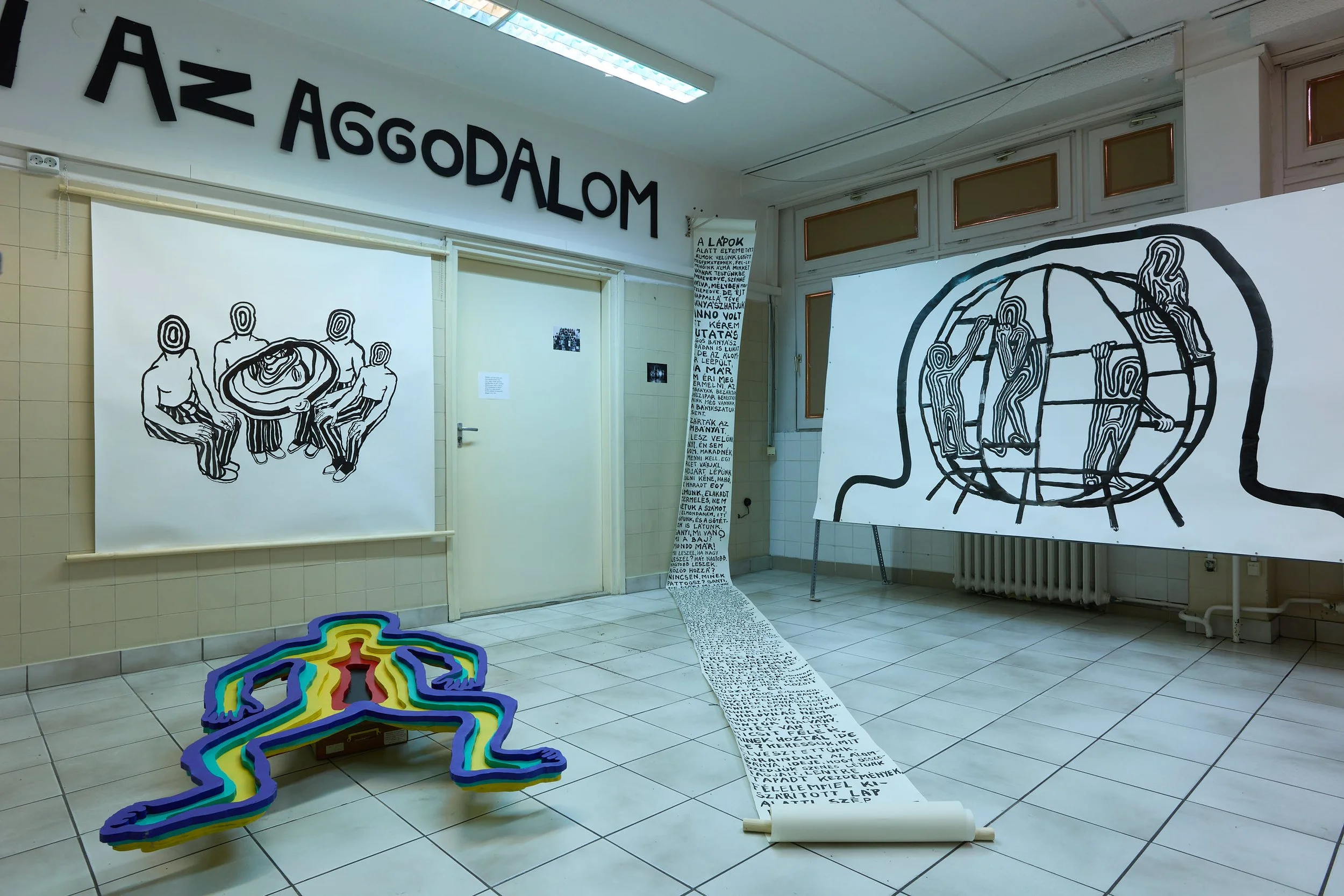 Álomszanatóriumban álmatlanul pihennek az álombányászok // DREAM-MINERS SPEND DREAMLESS
NIGHTS AT THE DREAM SANATORIUM by: Dorottya Szonja Koltay, 2026. pc: Dávid Bíró