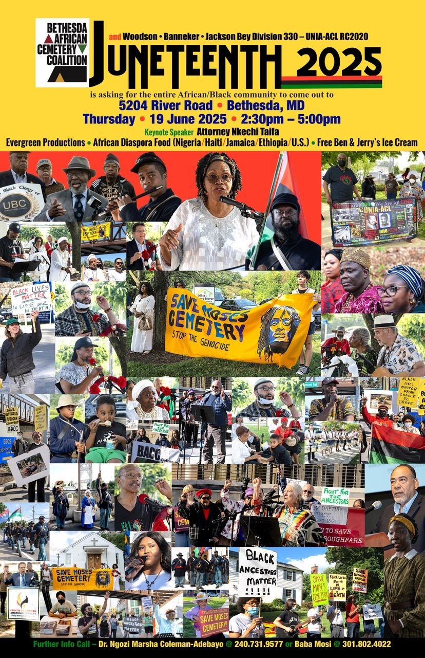 Juneteenth Bethesda African Cemetery Coalition