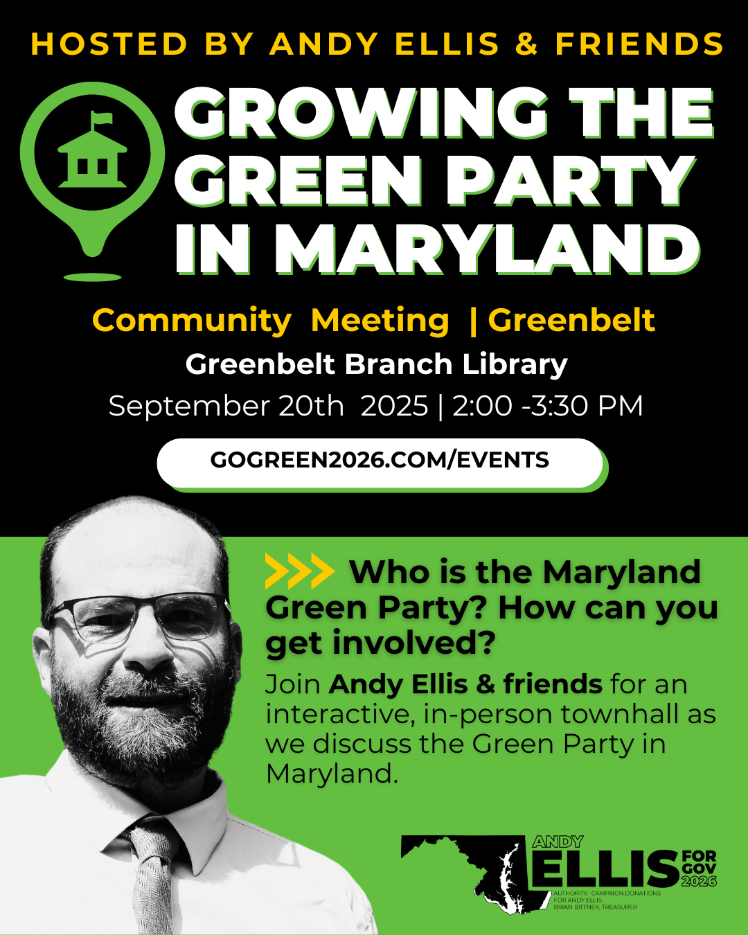 Building The Green Party Community Meeting: Greenbelt