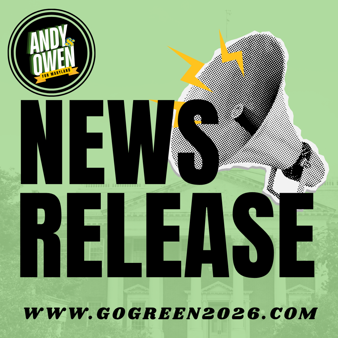 Shut Out of State-Run Primaries, Maryland Green Party to Hold Its Own Nominating Process in July