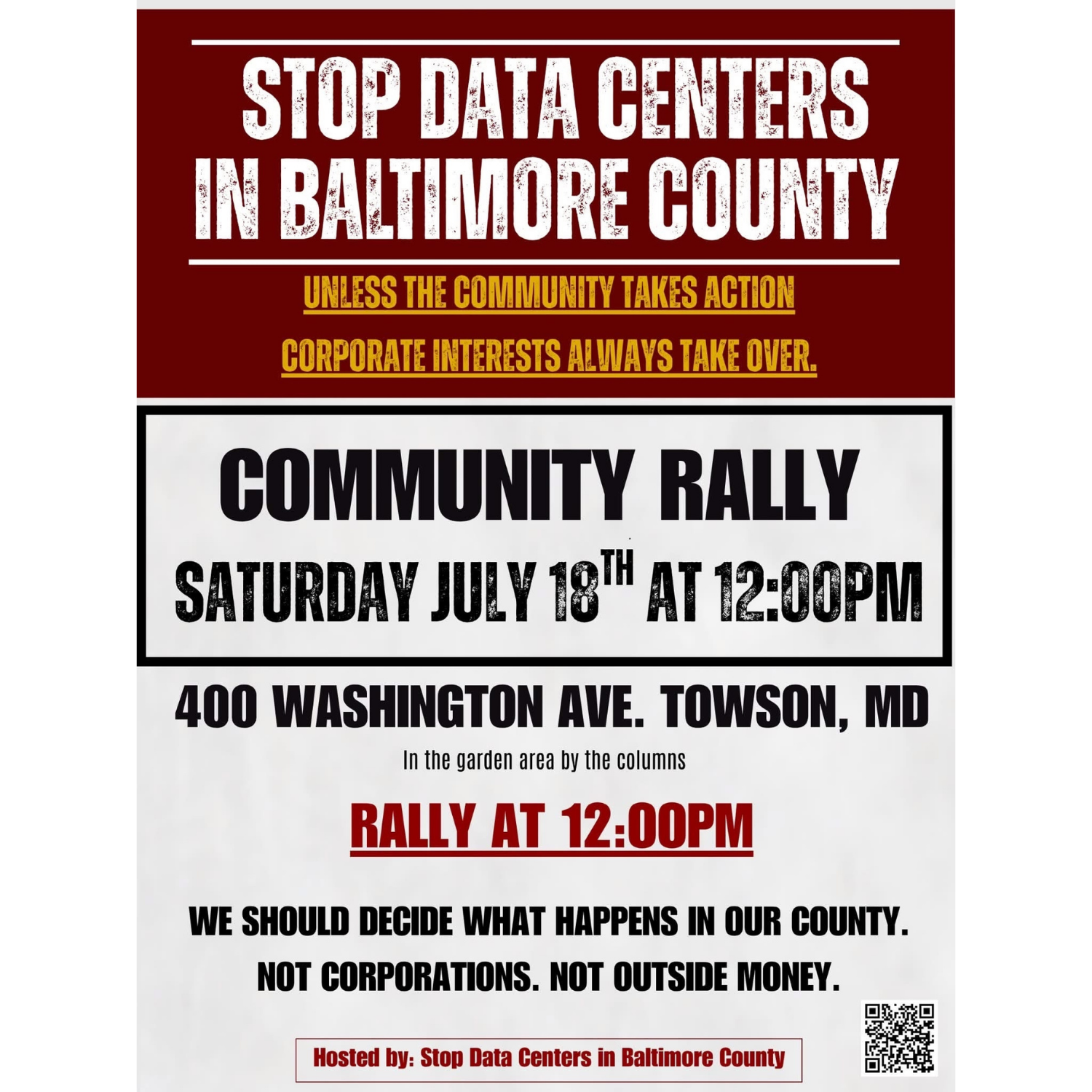 Stop Data Centers in Baltimore Country