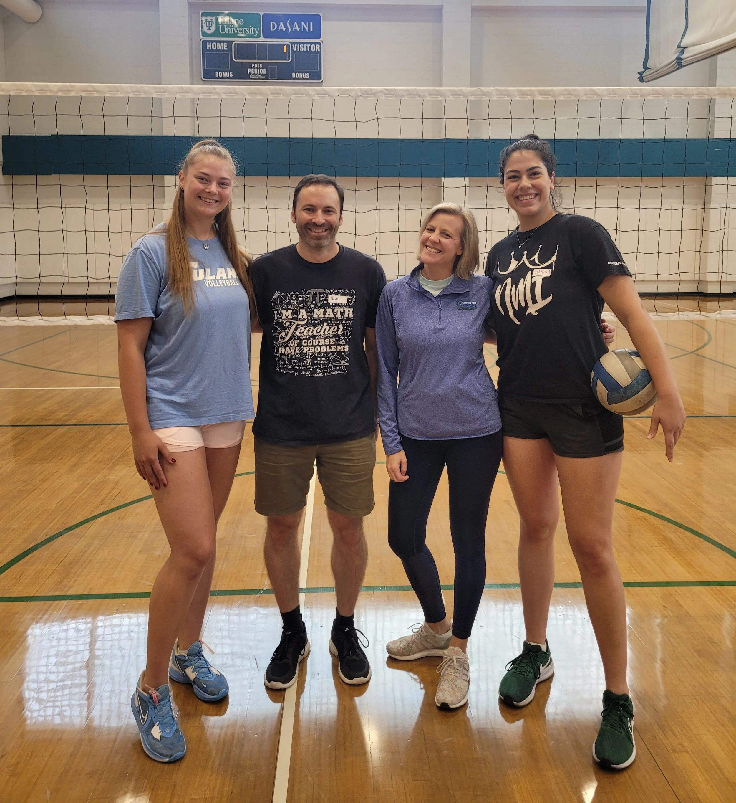Many thanks to Tulane volleyball players Agata Beksha and Ilayda Demirtas, who helped us through the whole workshop!