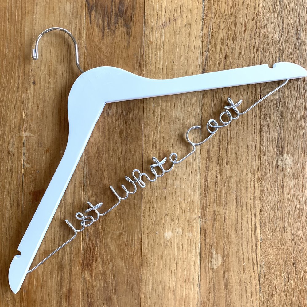 Personalized hangers are the perfect gift for medical school grads