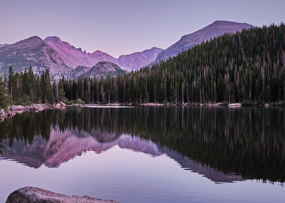 Purple Sunset at Bear Lake