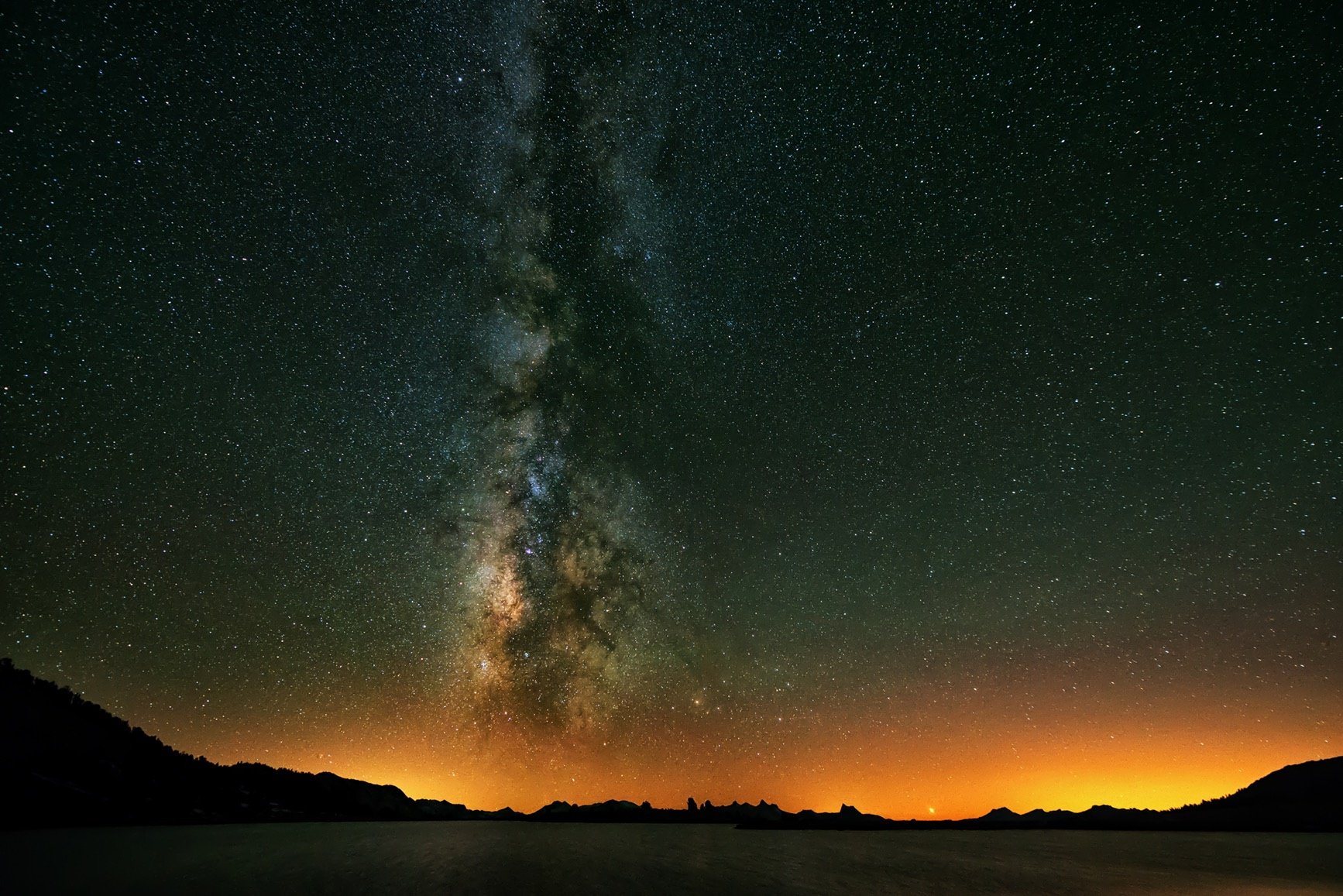 Milky Way Over Gaylor Lake