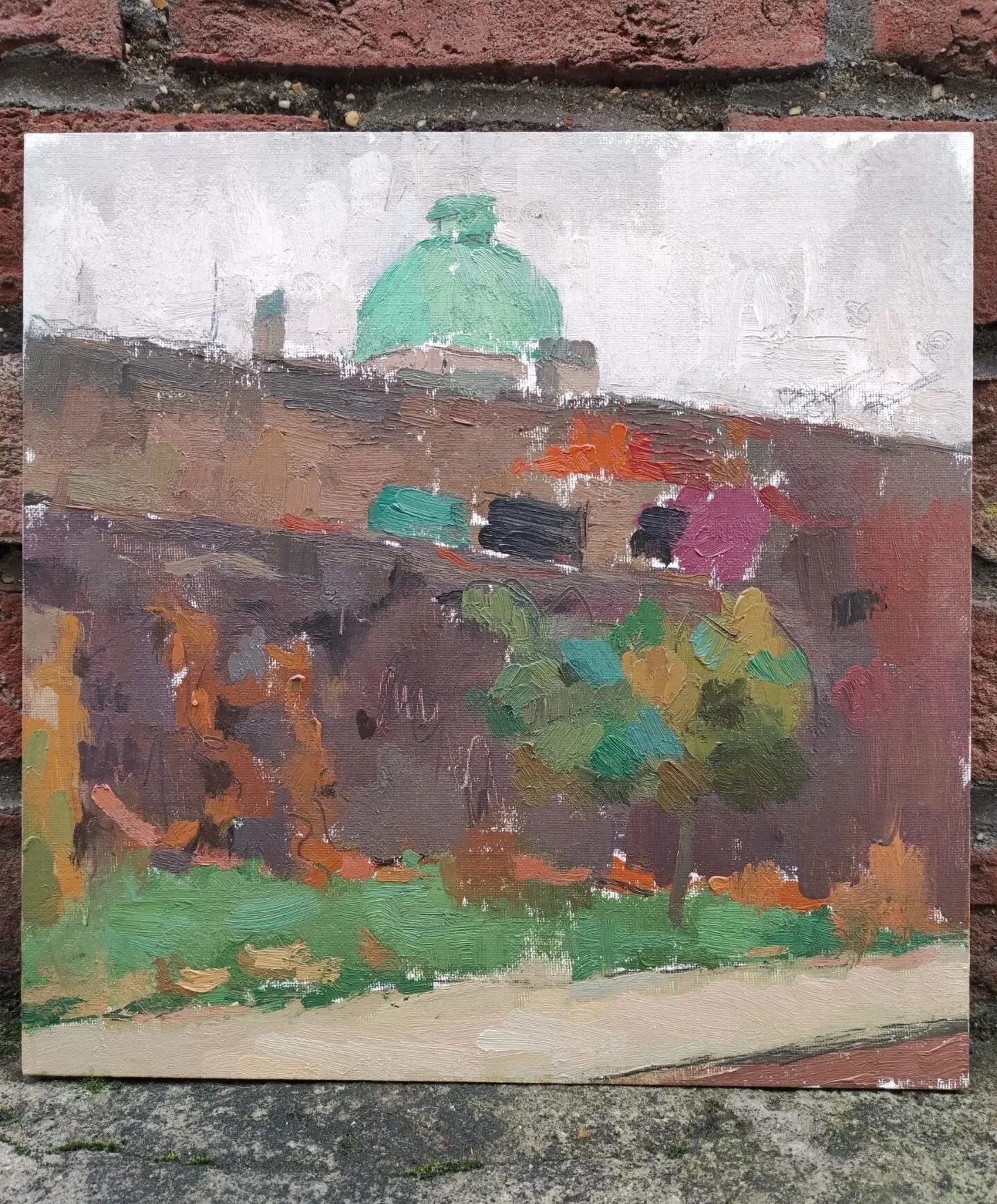 Admiralty Citadel. Honoured to be awarded &quot;The Cass Art Prize&quot; @royalinstituteofoilpaintersPaint Live 2022 for this painting. 

Painted between 2 and 4pm just outside @mallgalleries on 3 December 2022 in oils on an excellent medium grain W&