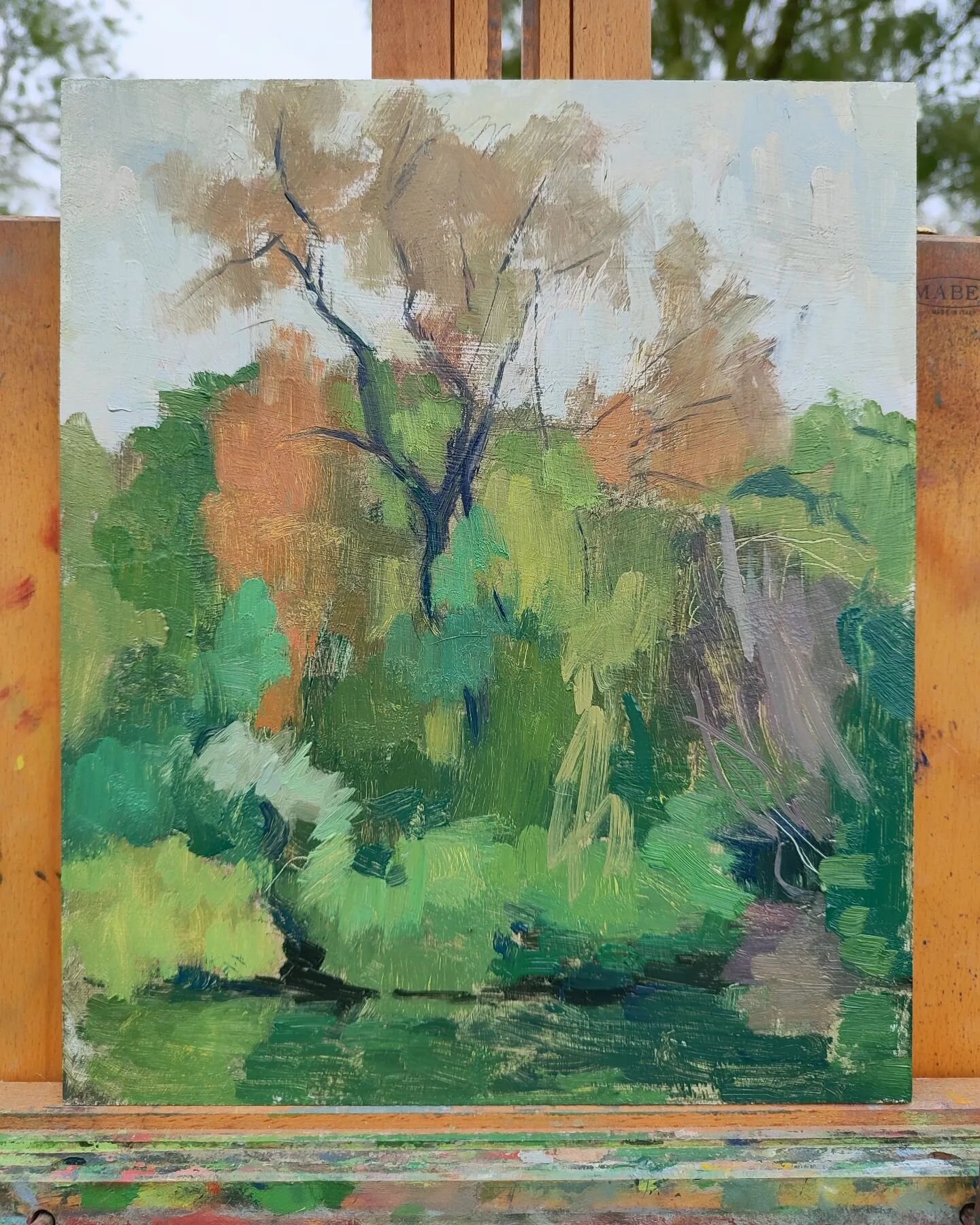 Hampstead pond. Not bad William.
20 x 30cm (approx)
Oil on board
@londonpleinairgroup #londonlandscape #hampsteadheath #oilpainting #pleinair