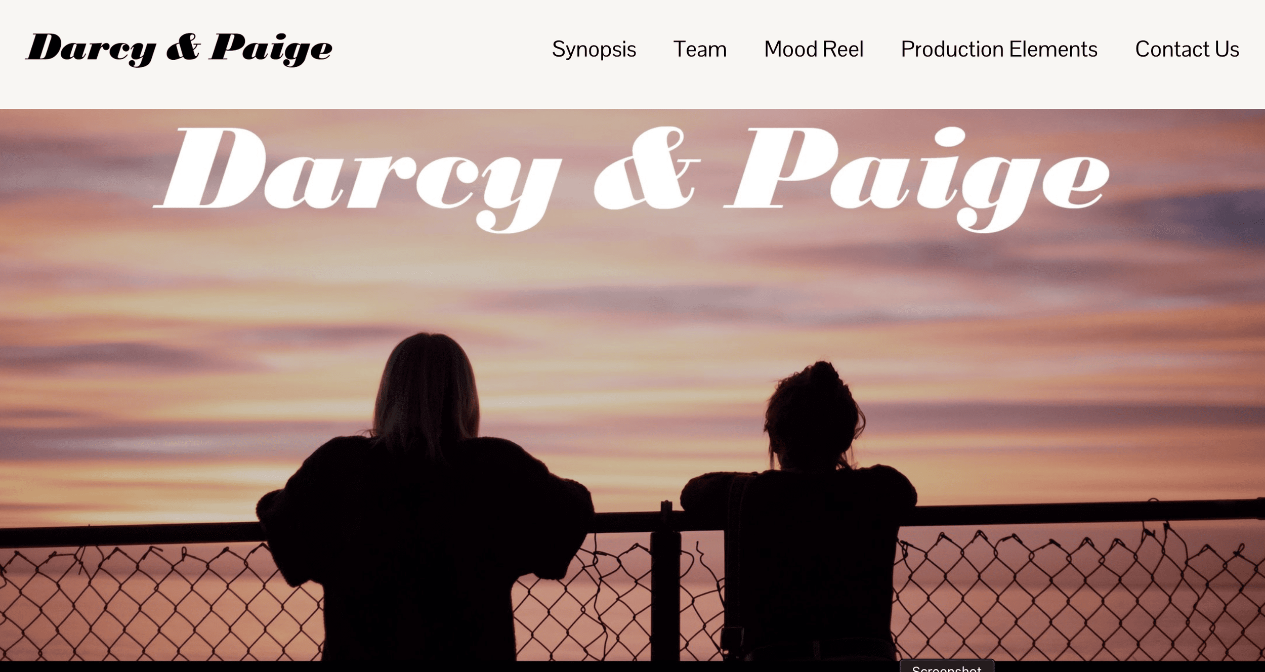 Darcy &amp; Paige film homepage image