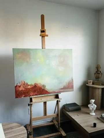 Contemporary Abstract Art About Resilience and Light